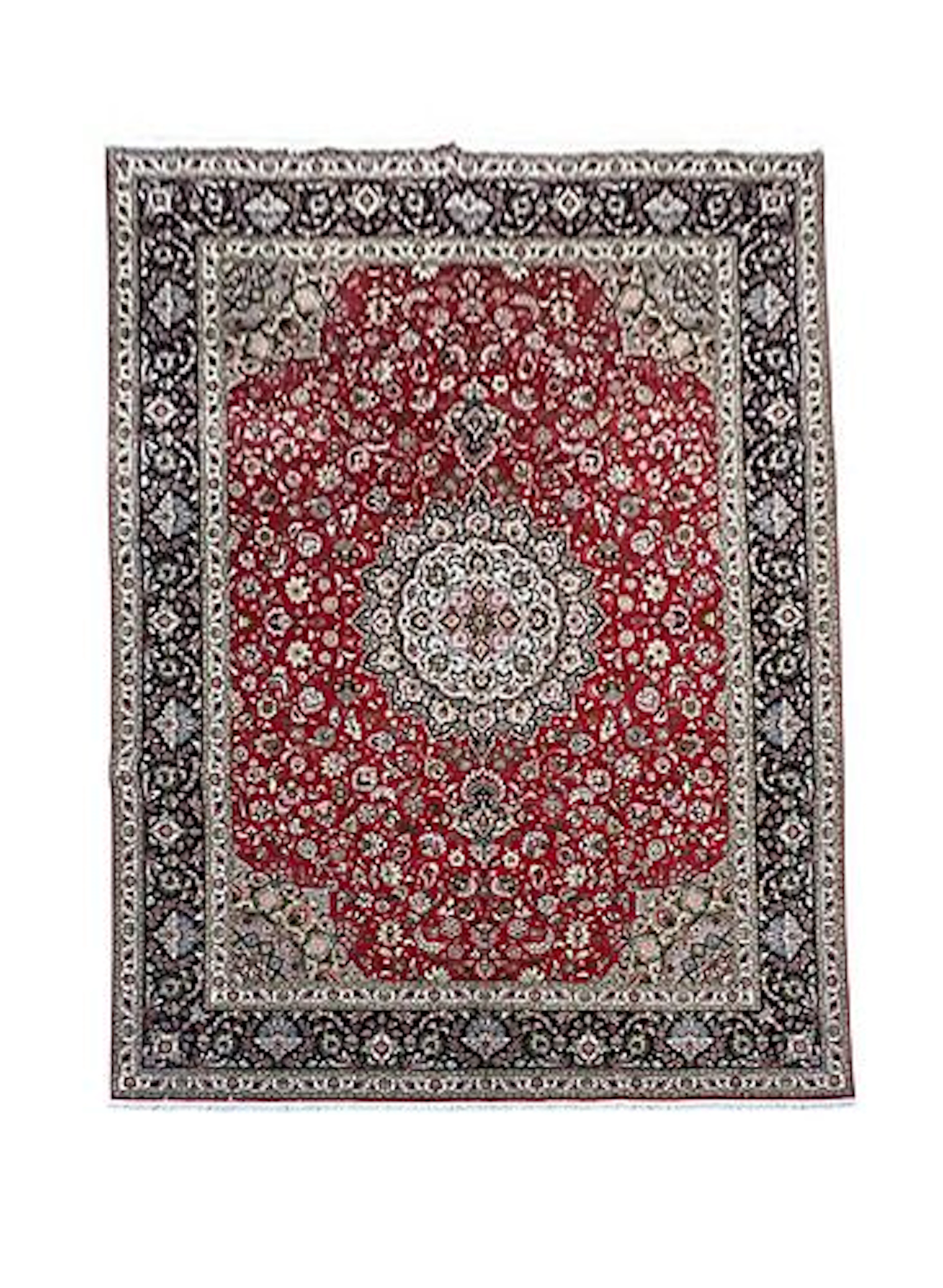 Fine Persian Tabriz Wool & Silk Rug 9'11" x 13'2"