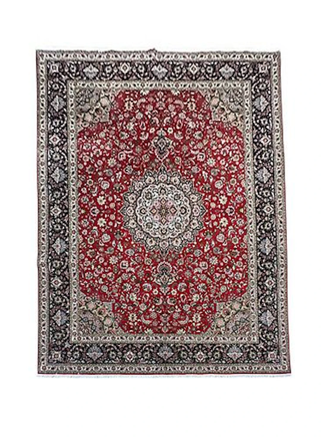 Fine Persian Tabriz Wool & Silk Rug 9'11" x 13'2"