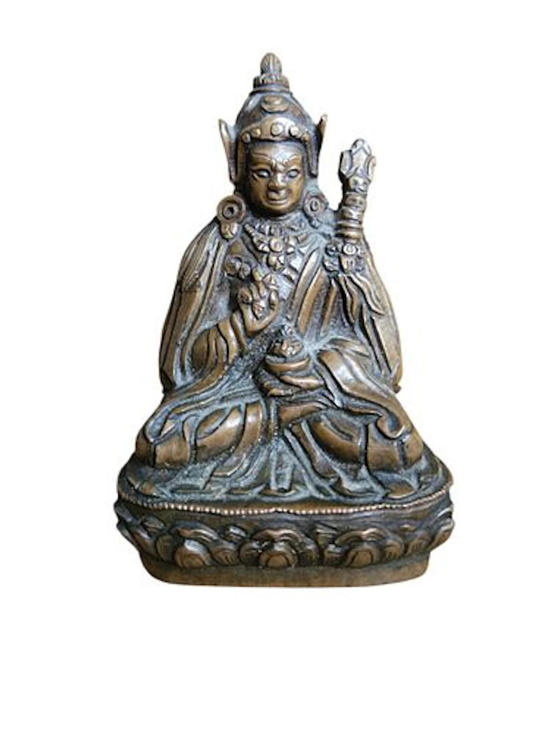 Tibetan Bronze Figure of a Buddhist Deity