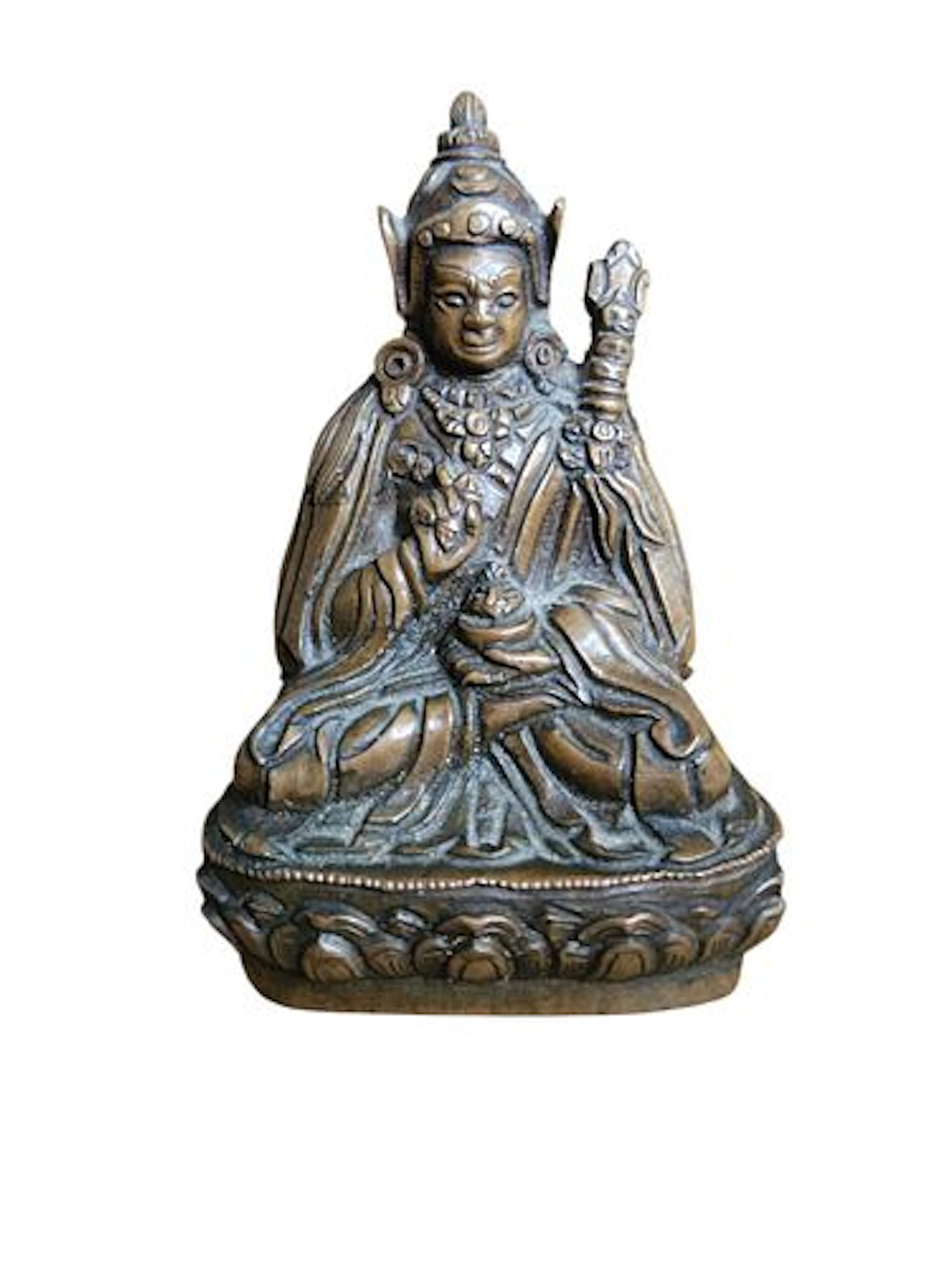 Tibetan Bronze Figure of a Buddhist Deity