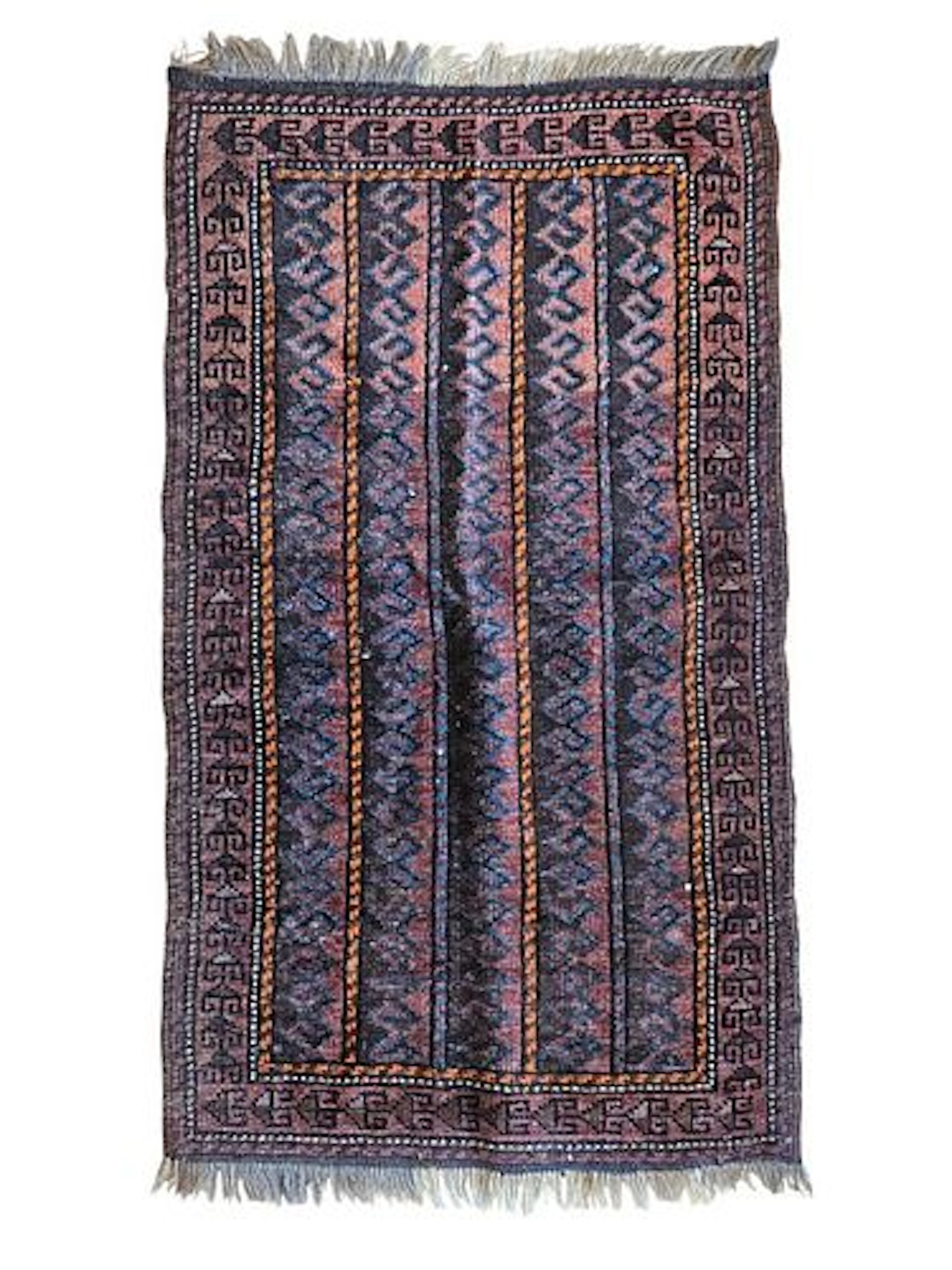 Vintage Balouch Afghan Rug 1'9" x 3'10"
