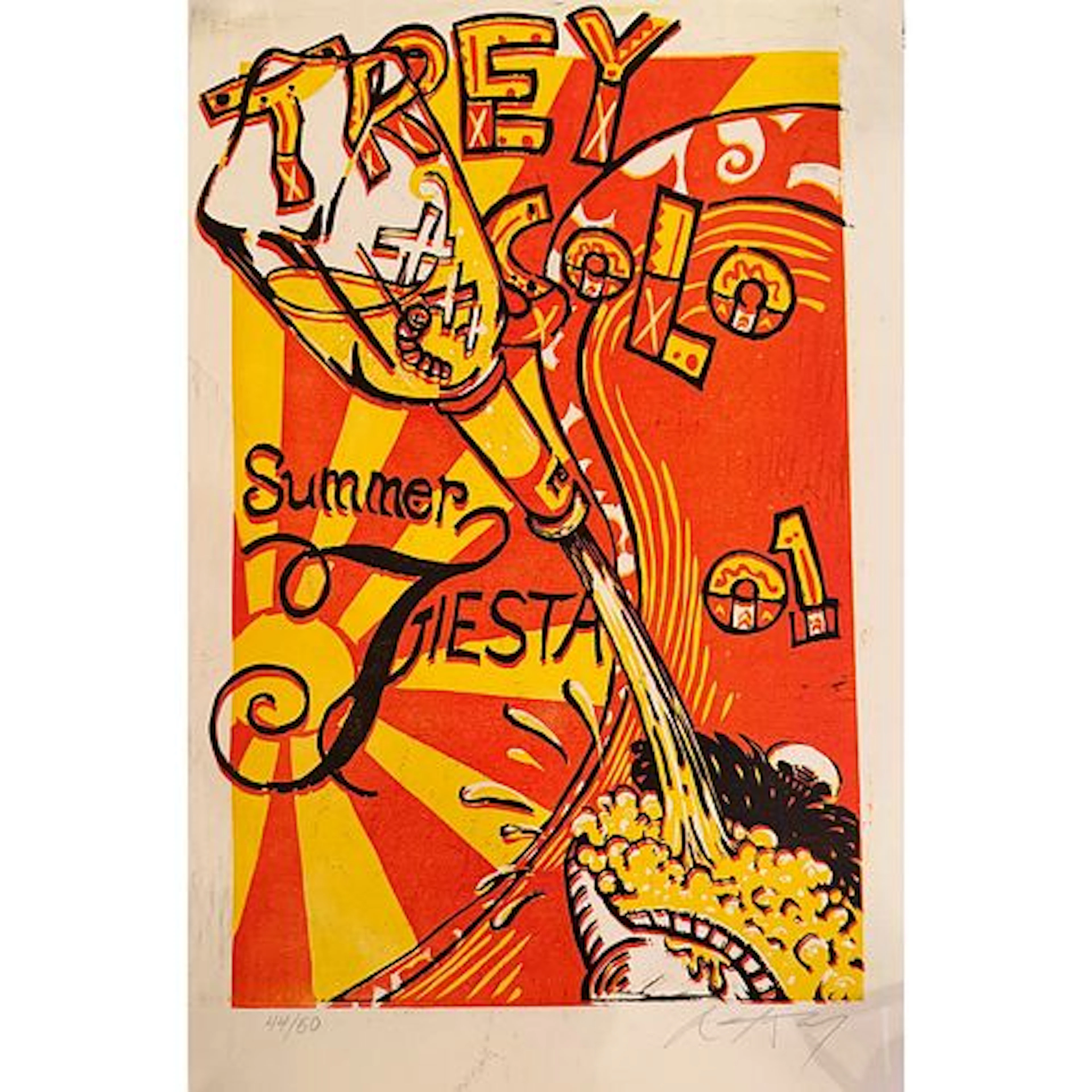 Trey Anastasio - "Trey Solo - Summer Tour Fiesta 2001," Signed Limited