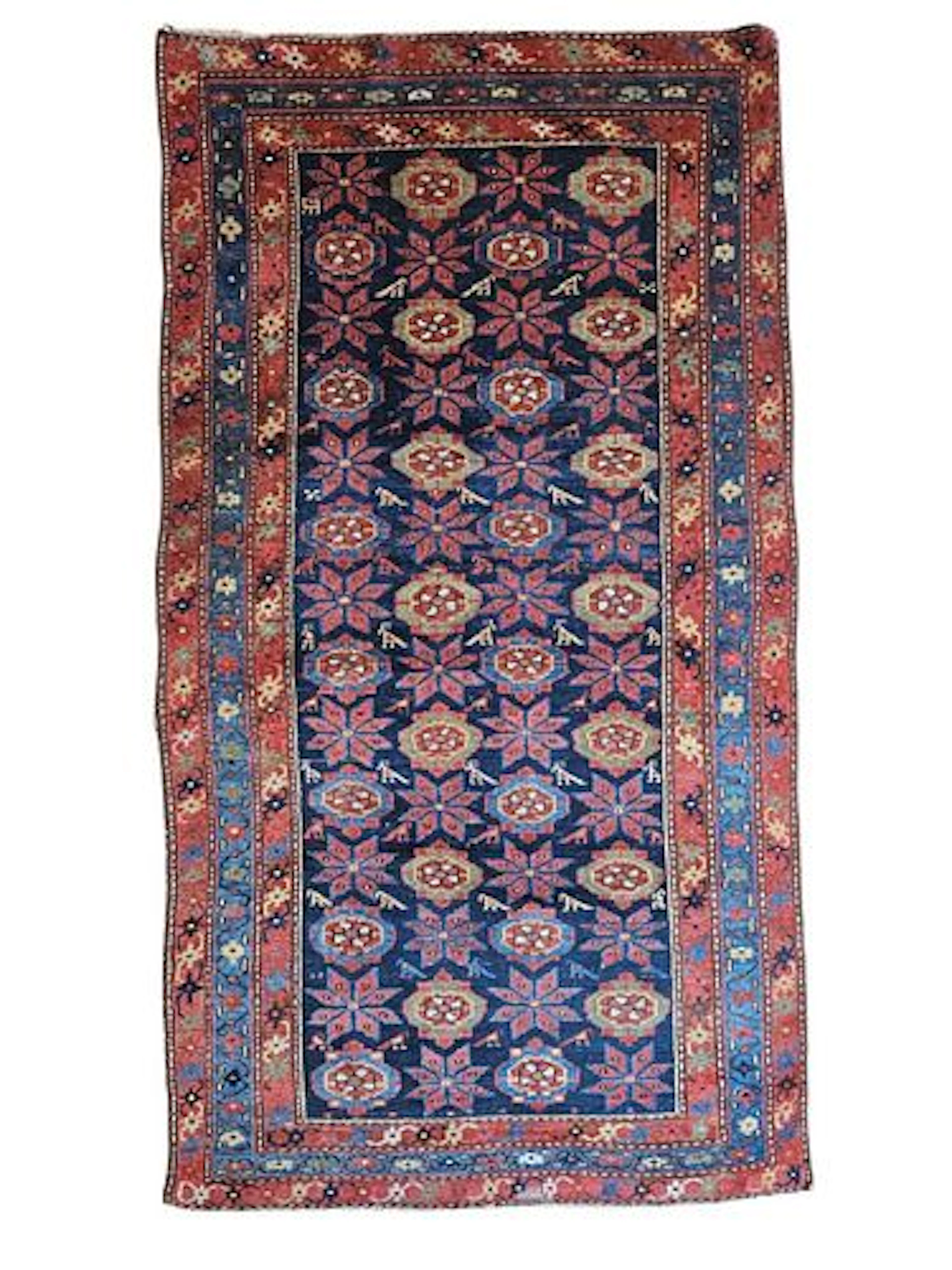Antique Persian Veramin Rug 3'7" x 6'8"
