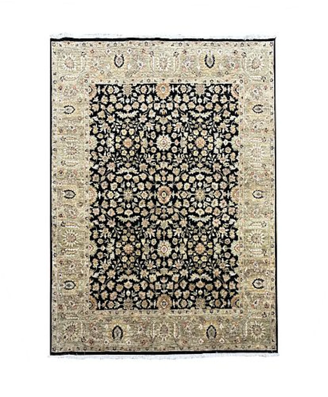 Indo Agrah Hand Knotted Wool Rug 8' x 10'10"