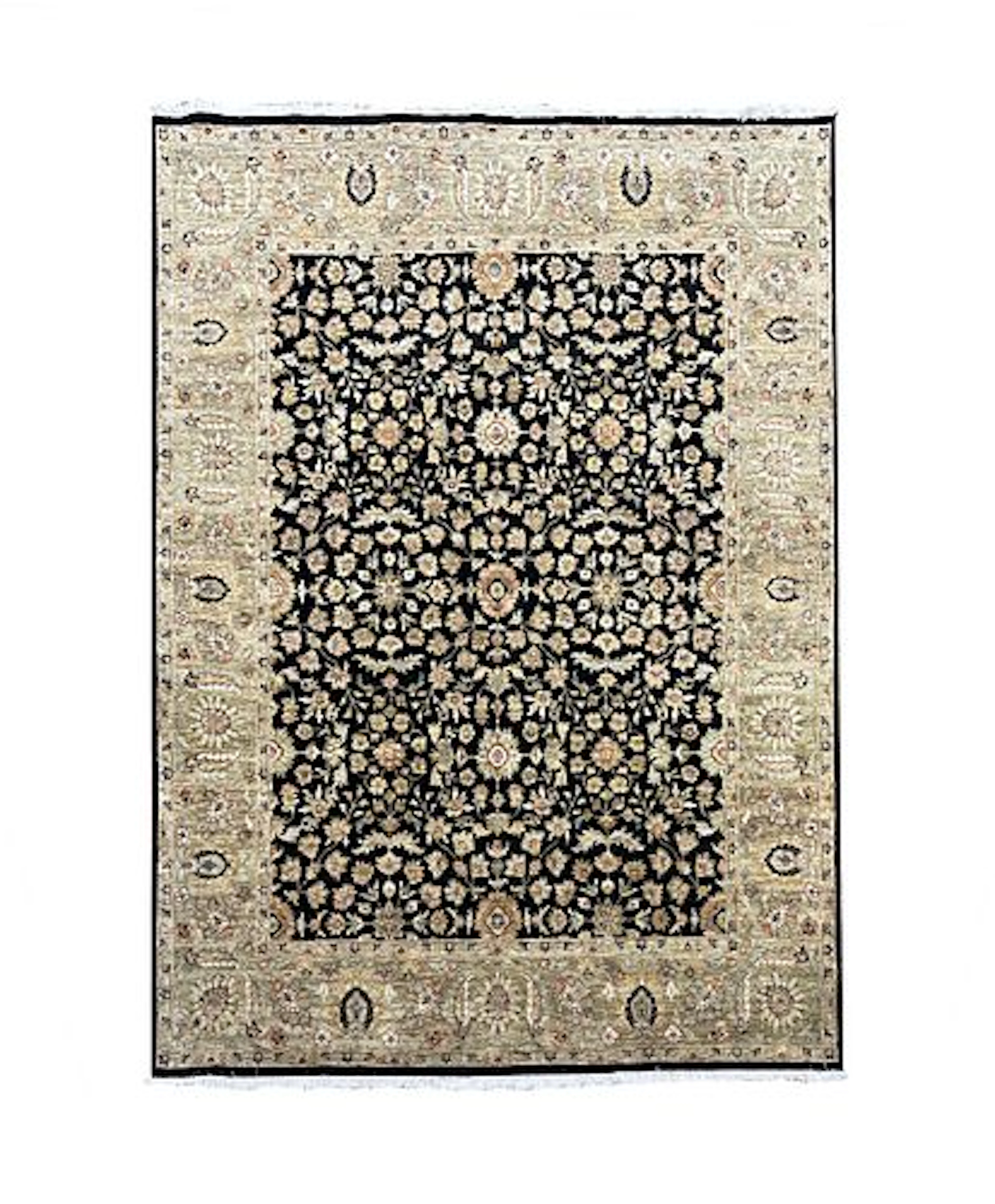 Indo Agrah Hand Knotted Wool Rug 8' x 10'10"