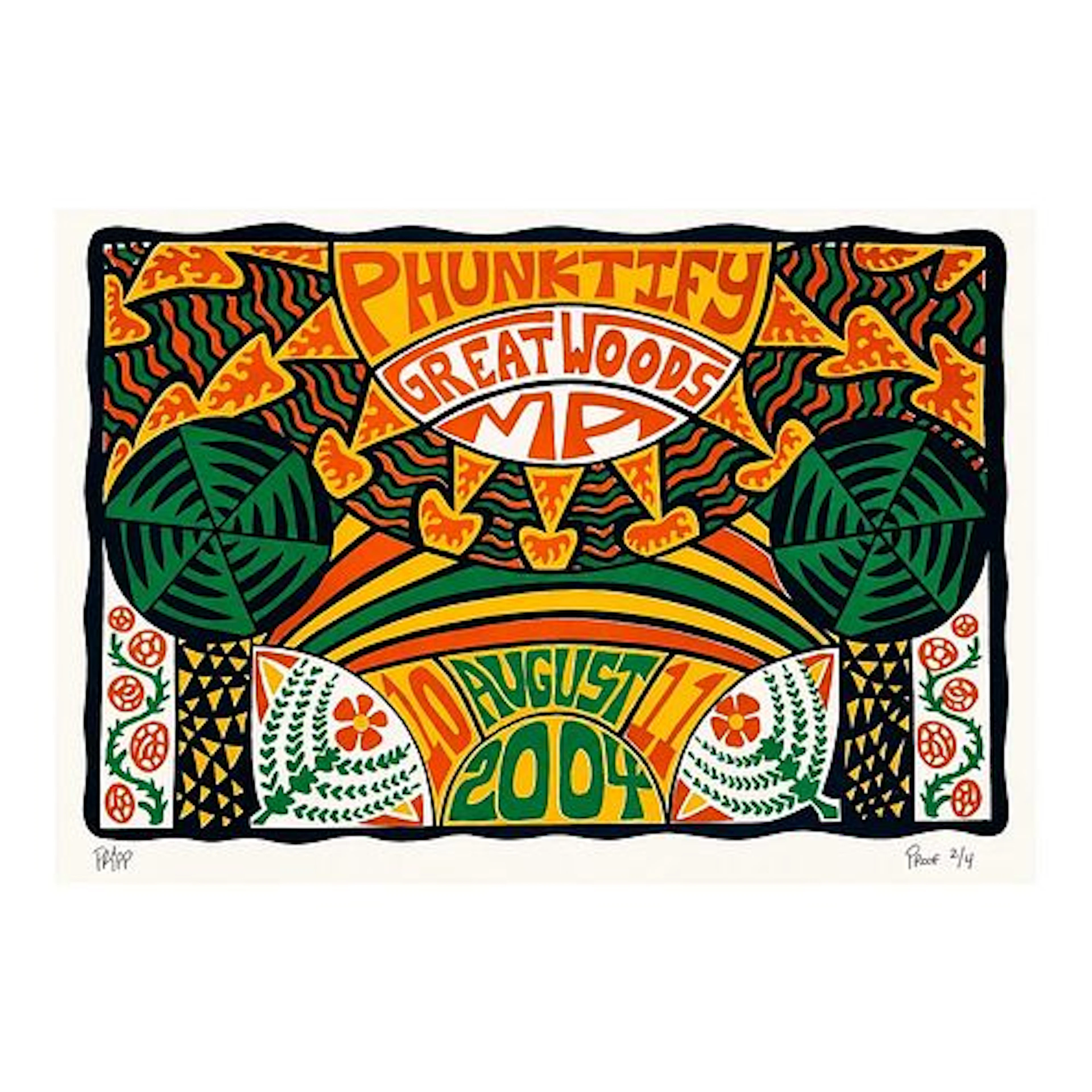 Phish - "Phunktify Great Woods," August 10, 2001, Signed Limited Edition