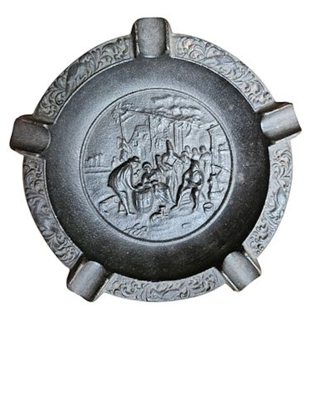 PAM Cast Iron Figural Ashtray, Circa Mid-20th Century