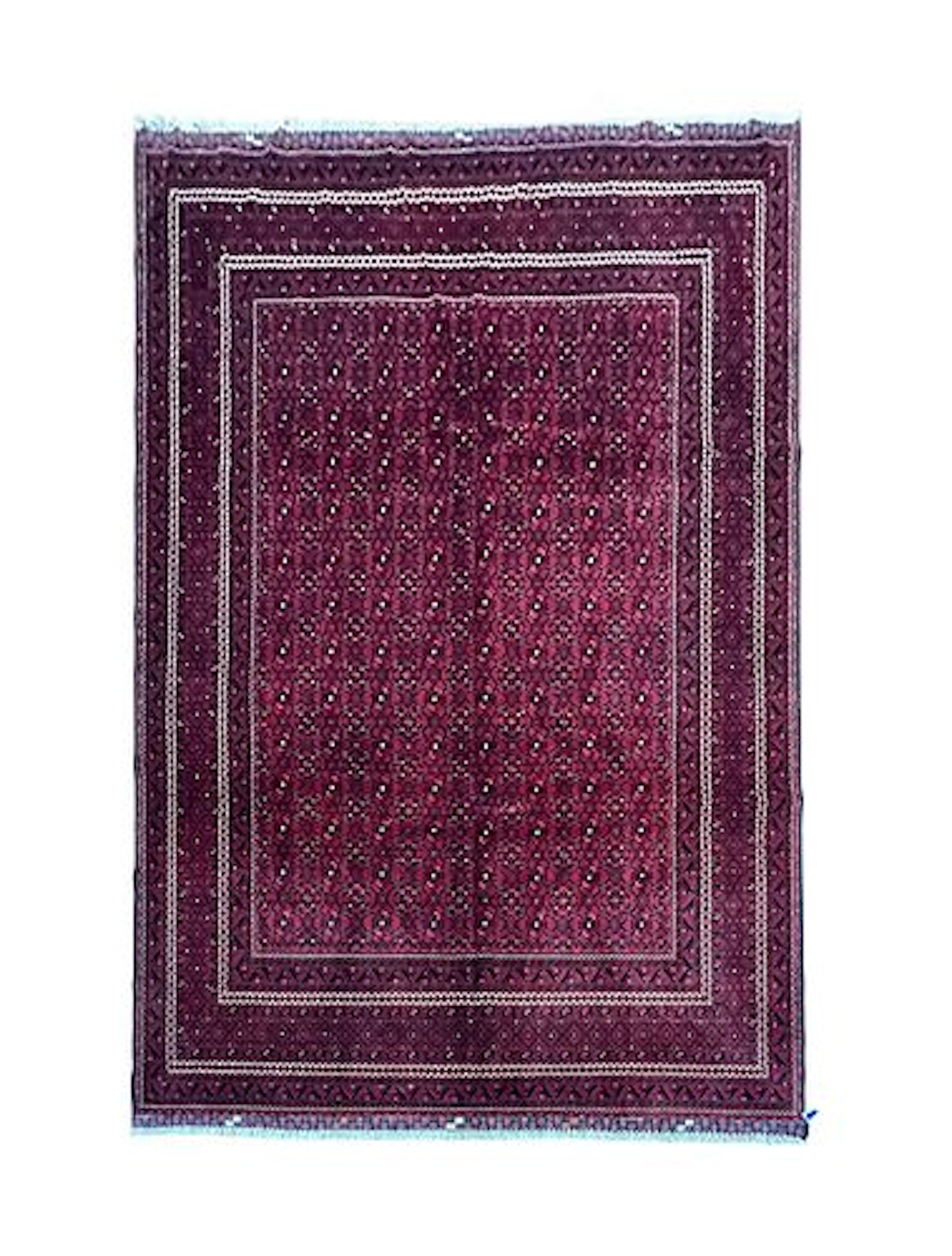 Afghan Turkmen Wool Rug 8'3" x 11'