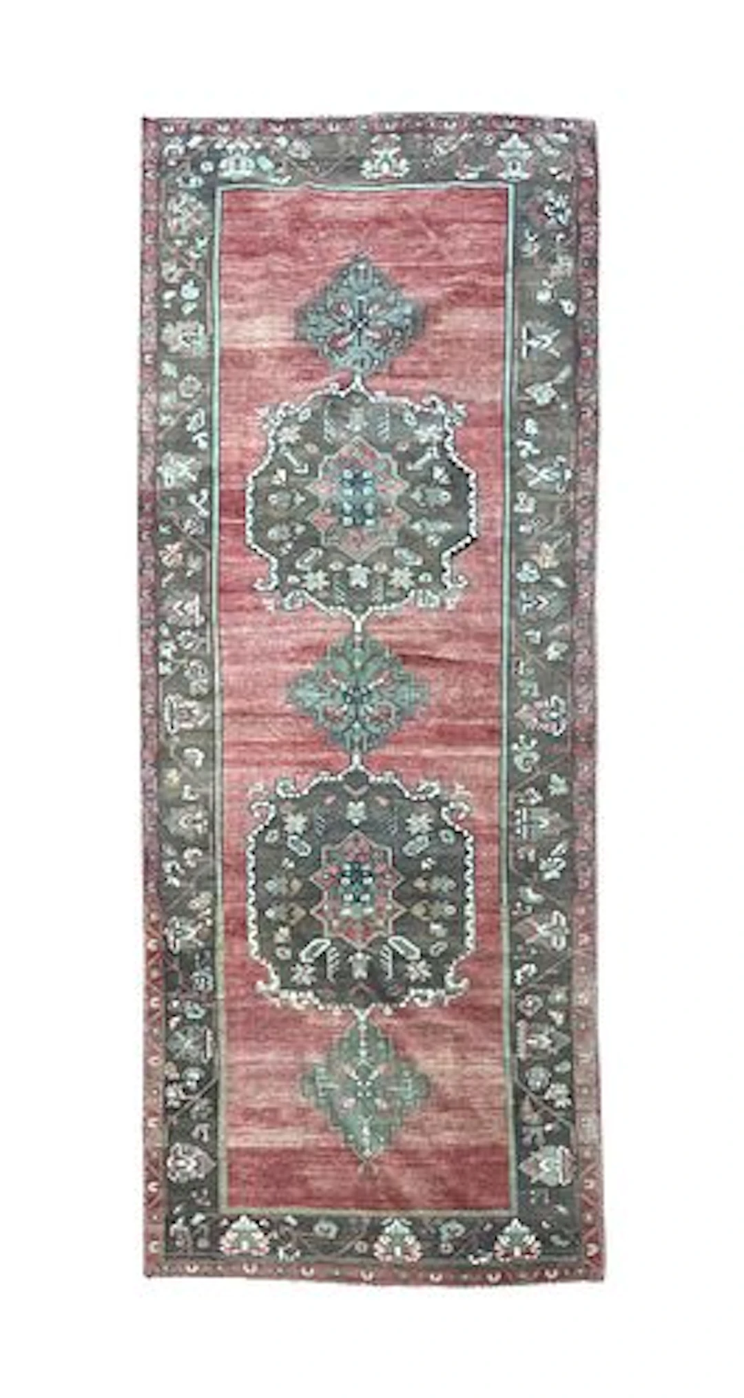 Vintage Turkish Wool Runner 4'11" x 12'2"