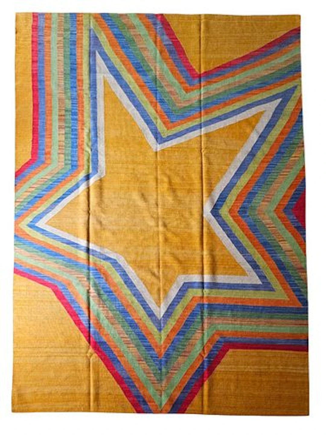 Mid-Century Modern Turkish kilim Rug 6'10" x 9'7"