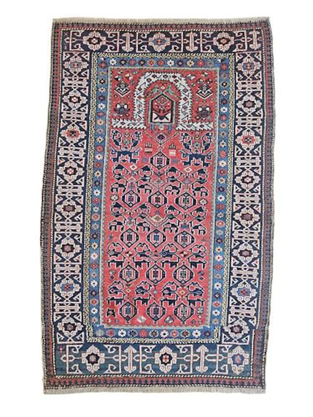 Antique Caucasian Shirvan Rug 3'1" x 5'