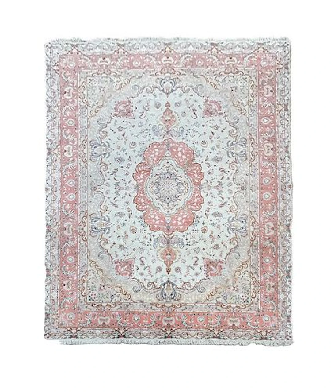 Fine Persian Tabriz Wool & Silk Rug 9'11" x 13'2"