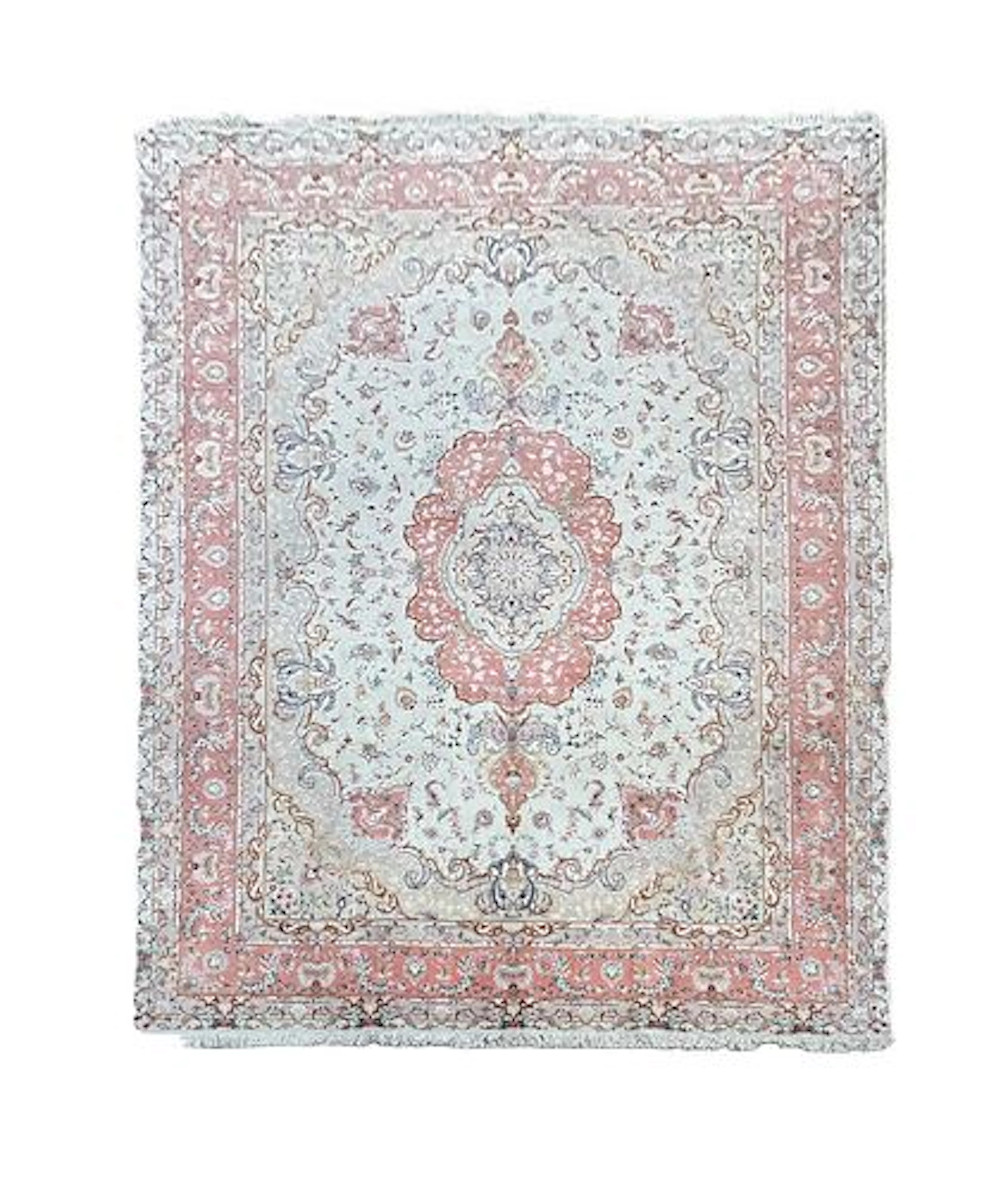 Fine Persian Tabriz Wool & Silk Rug 9'11" x 13'2"