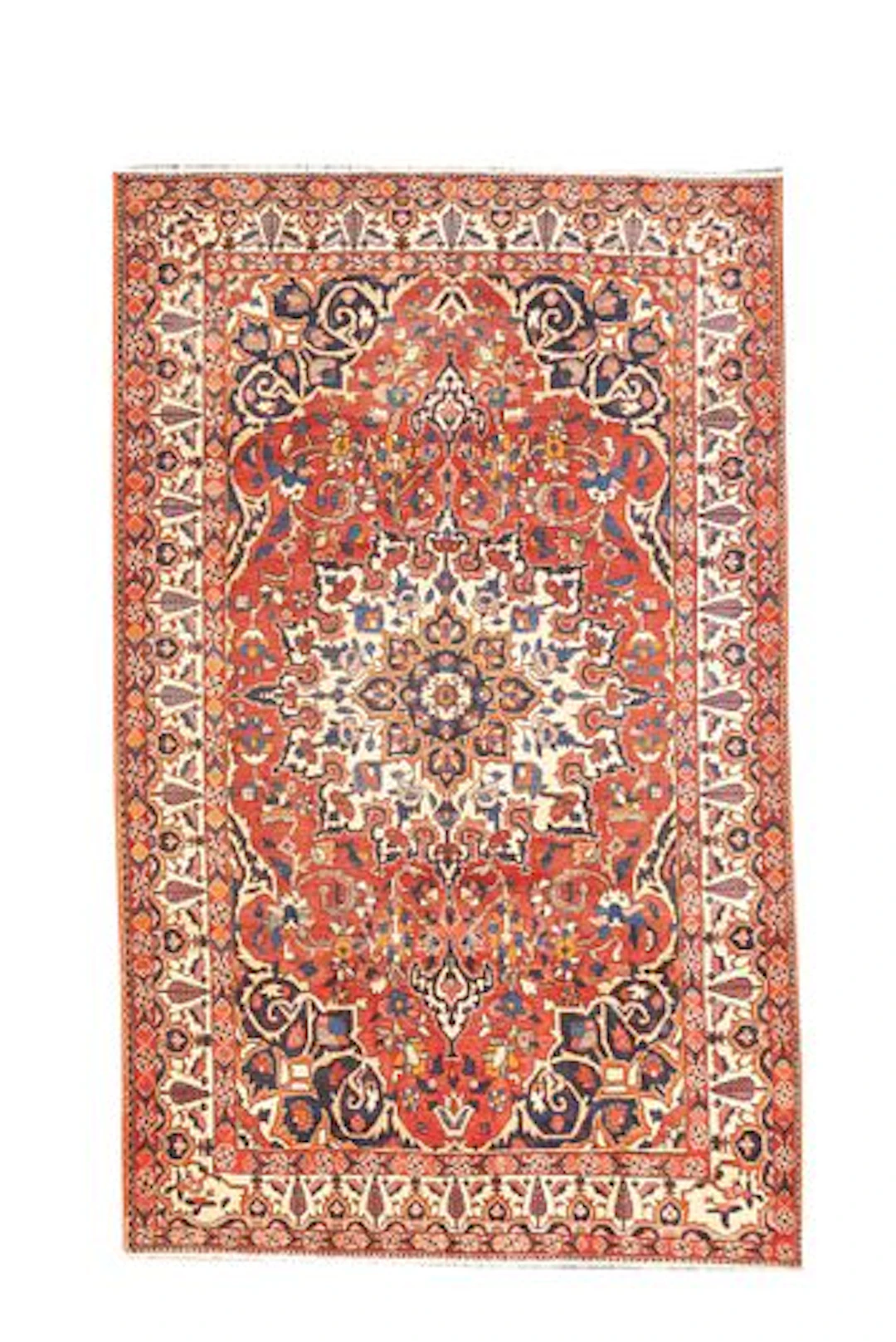 Semi-Antique Persian Bakhtiari Rug 5'5" x 8'9"