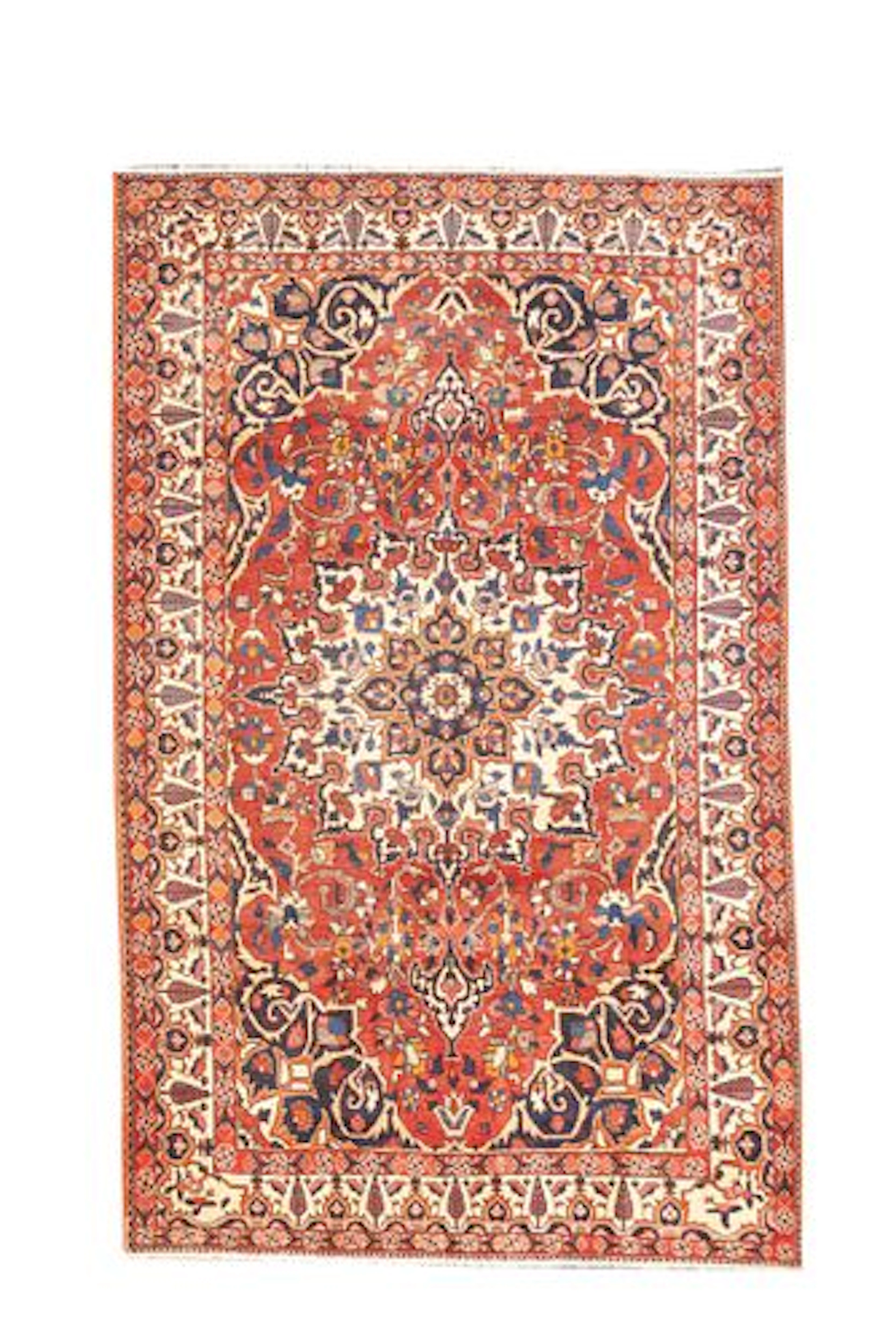 Semi-Antique Persian Bakhtiari Rug 5'5" x 8'9"