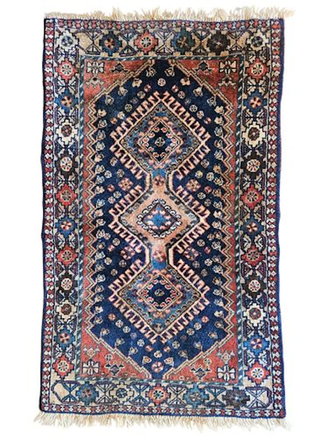 Vintage Persian Shiraz Rug 2'5" x 4'