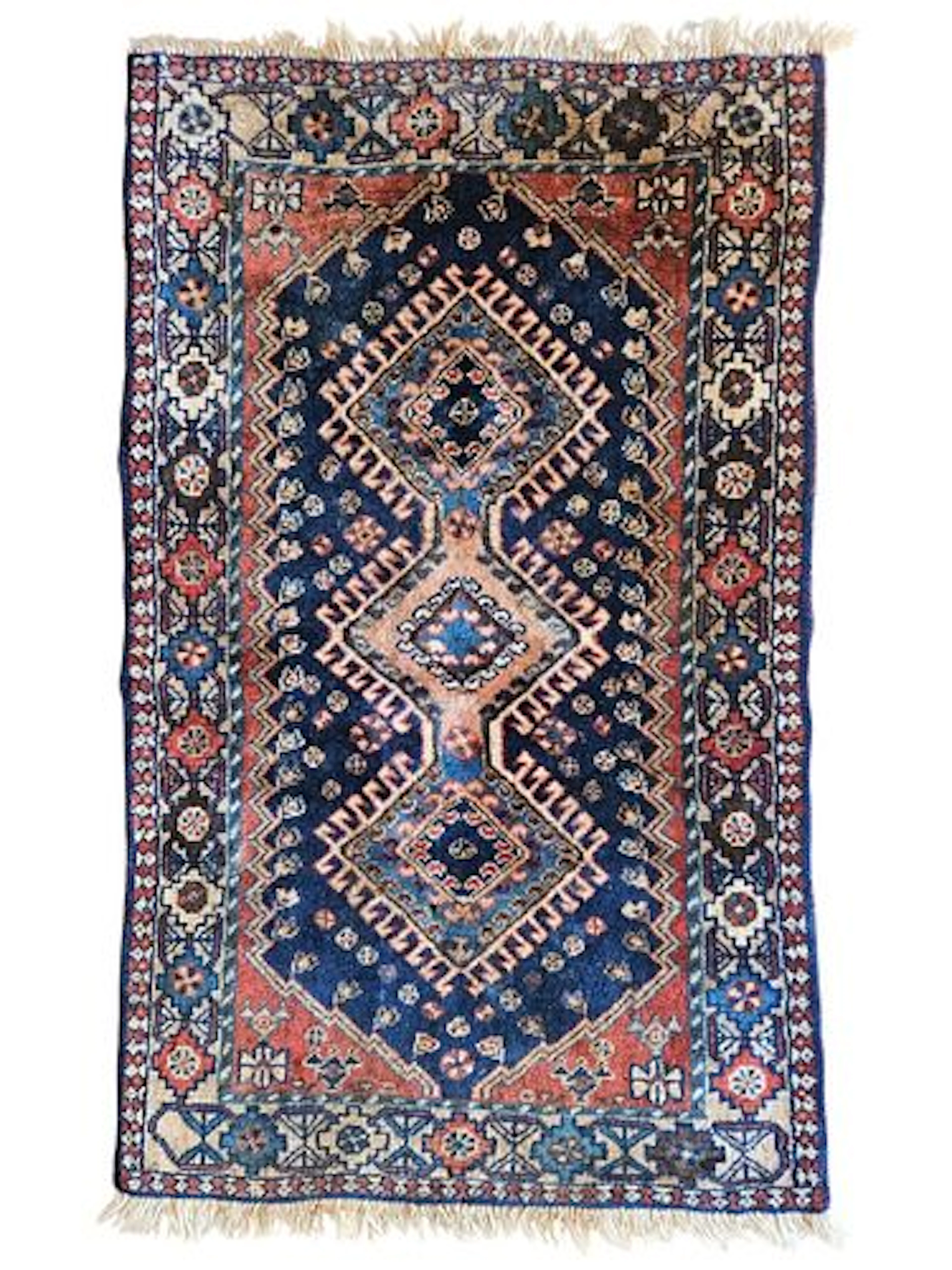 Vintage Persian Shiraz Rug 2'5" x 4'