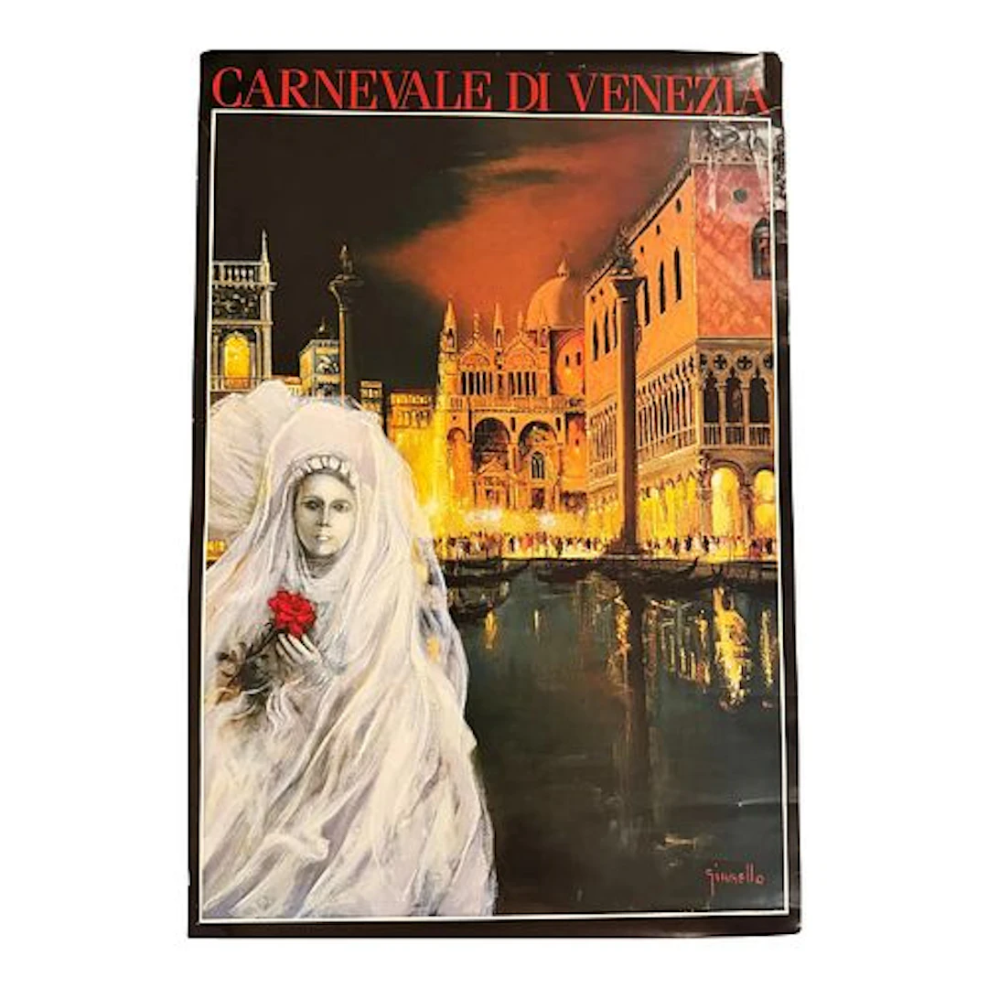 1980s Carnevale Di Venezia (Venice Carnival), Poster
