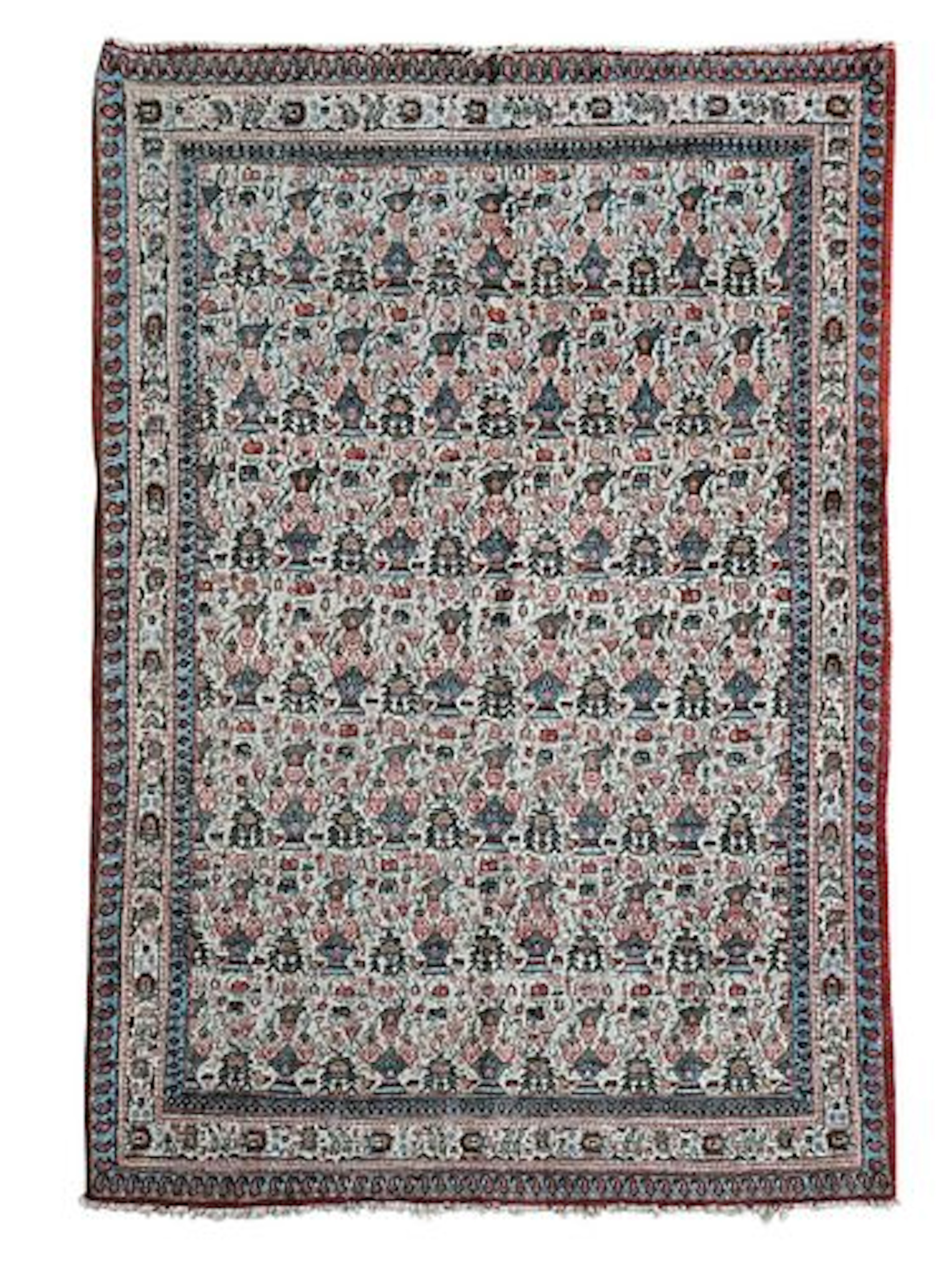 Vintage Persian Tabriz Rug 4'5" x 6'5"