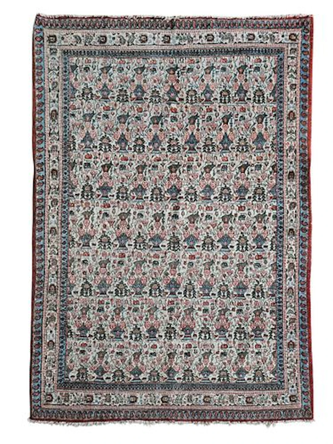 Vintage Persian Tabriz Rug 4'5" x 6'5"