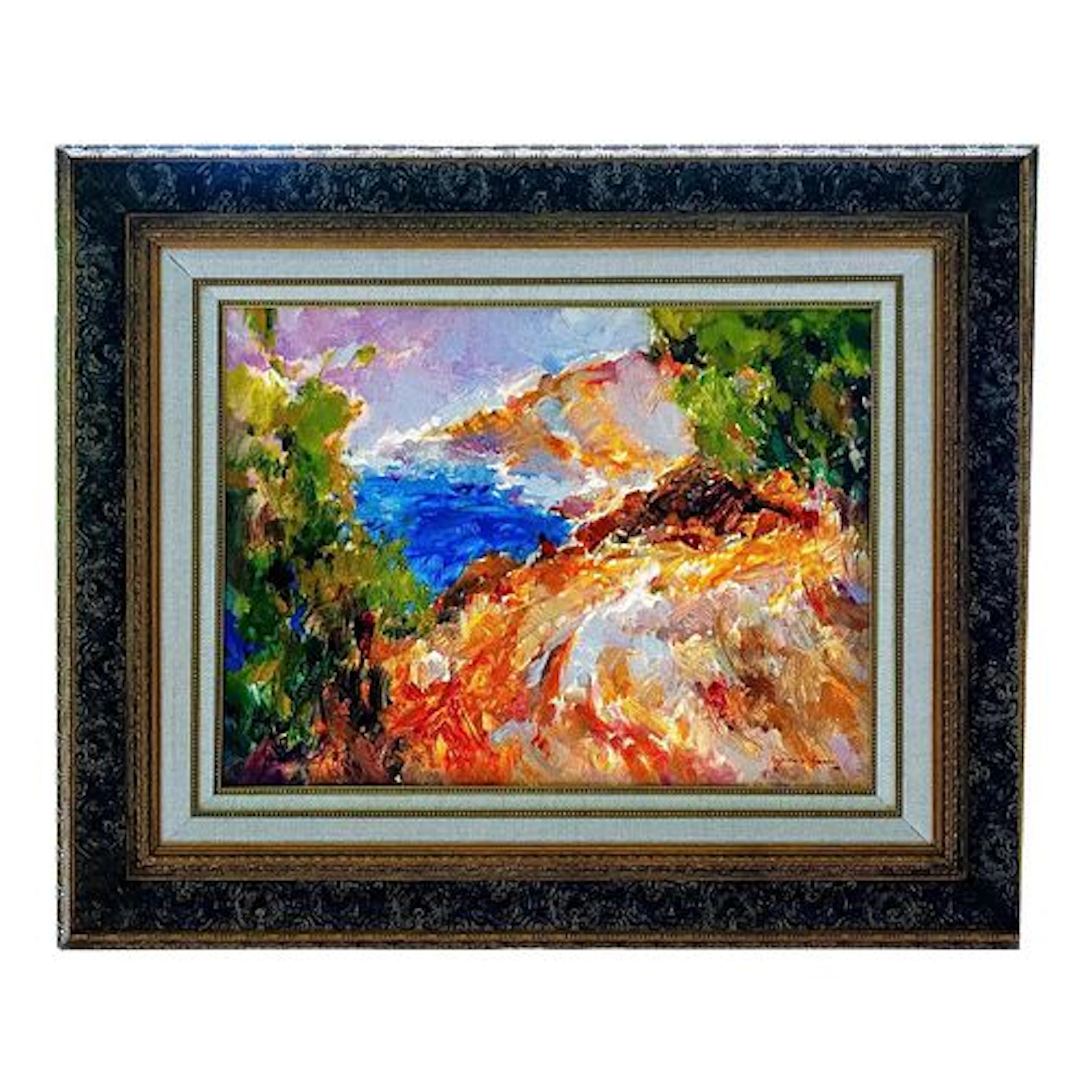 Late 20th Century Jose Antonio Pineda Bueno - Dia Calido, Oil on Canvas