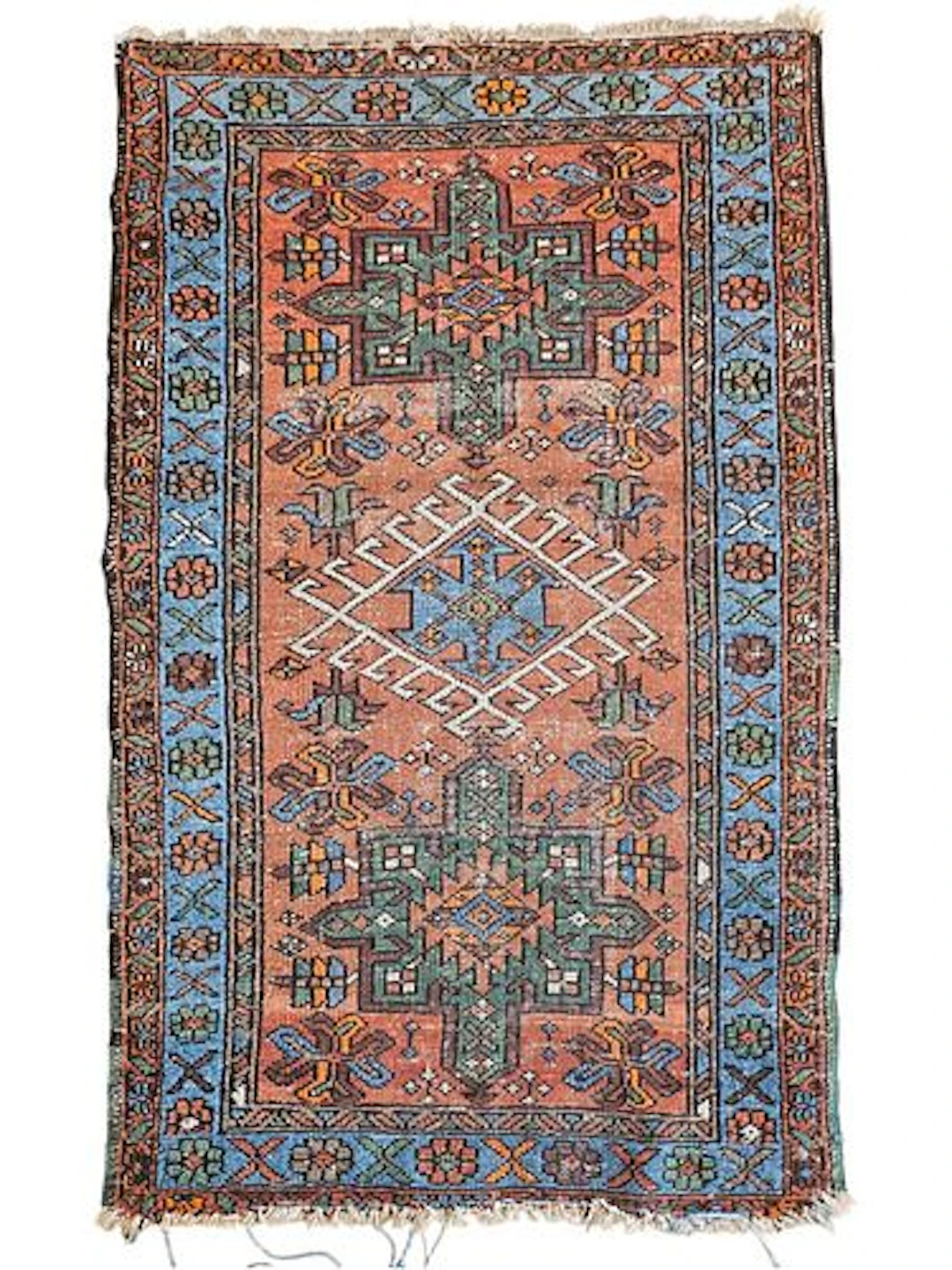 Vintage Persian Shiraz Rug 2'9" x 4'6"