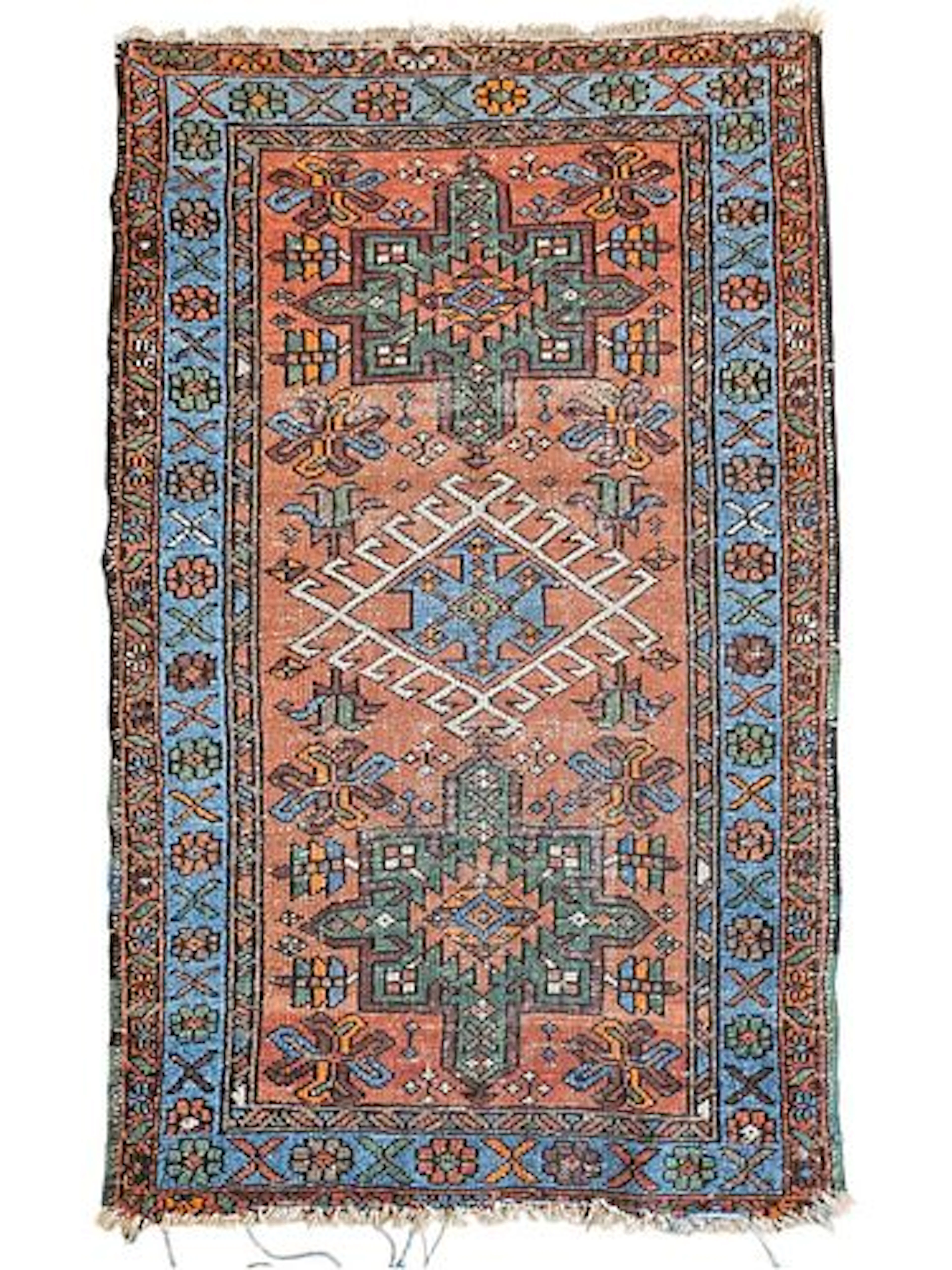 Vintage Persian Shiraz Rug 2'9" x 4'6"