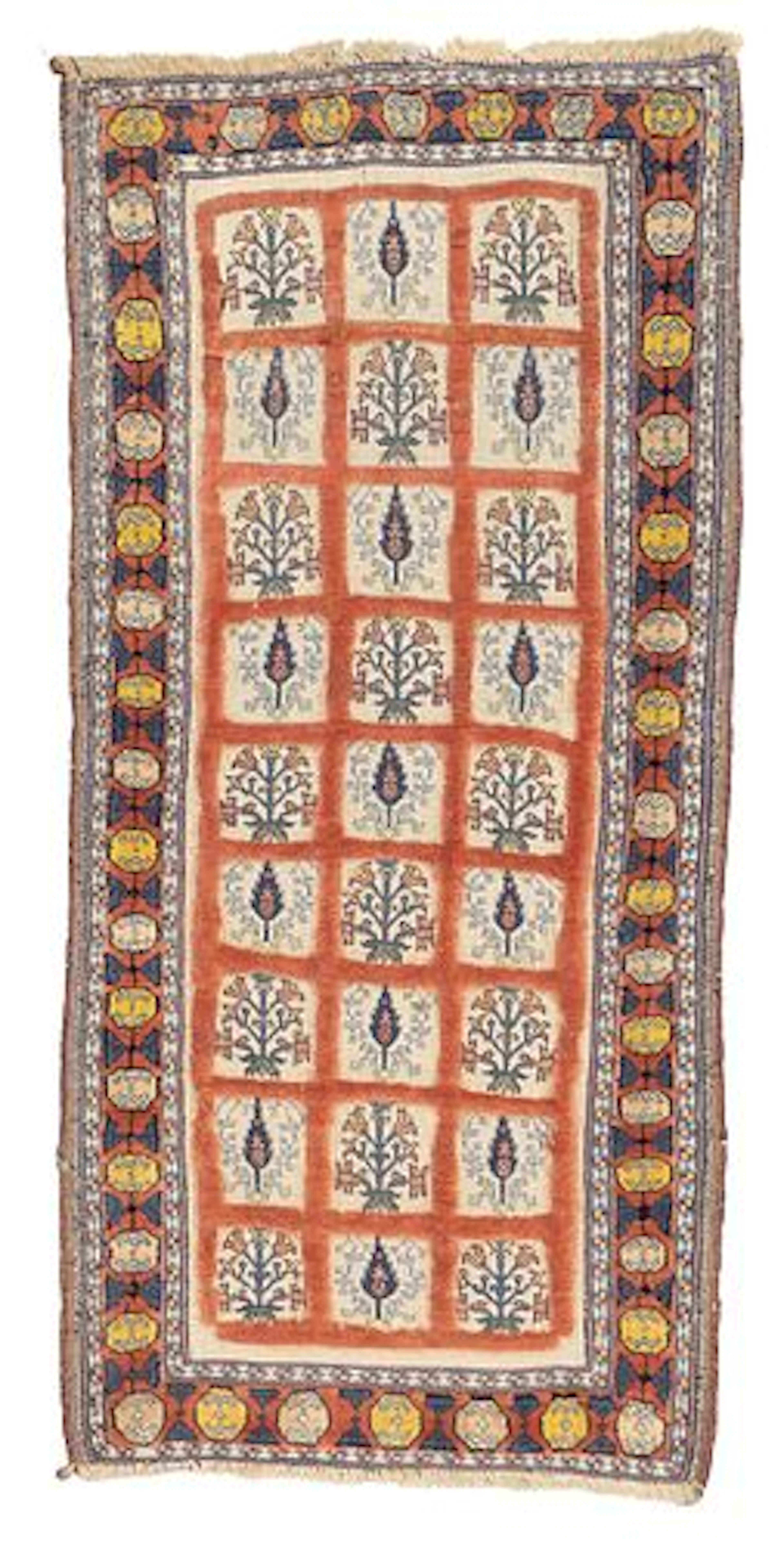 Vintage Persian Gabbeh Wool Rug 2'9" x 5'7"