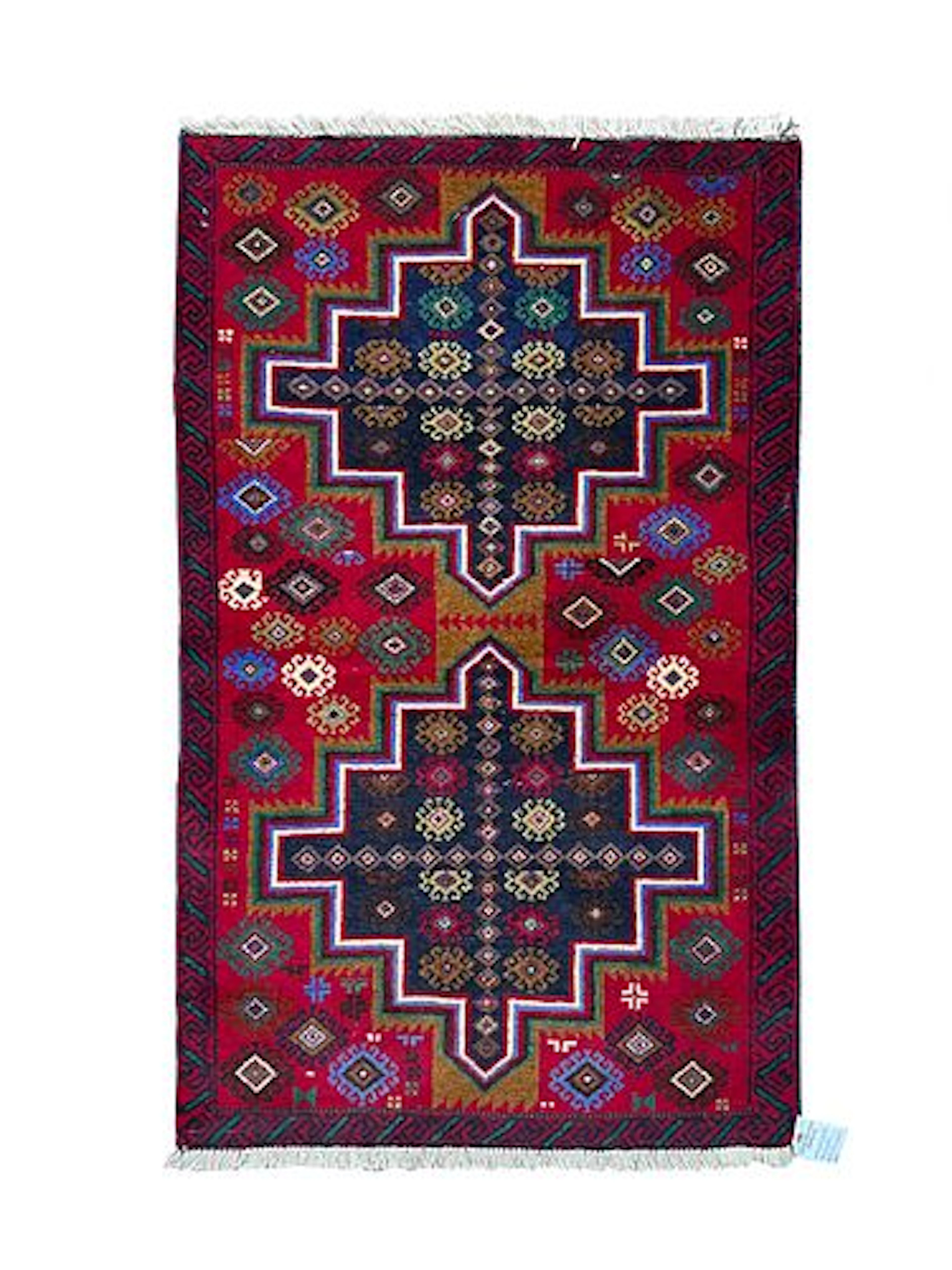 Afghan Balouch Wool Rug 2'8" x 4'4"