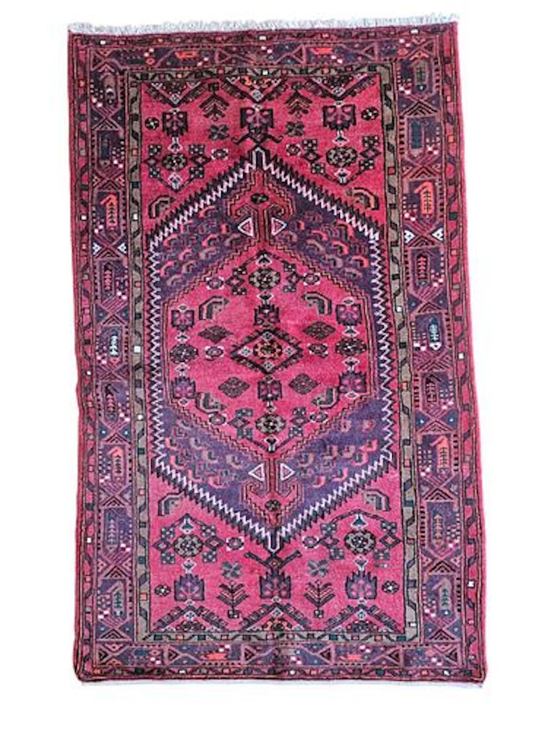 Vintage Persian Hamadan Rug 4'6" x 7'8"