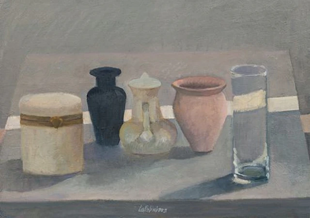 Constance LaPalombara, oil on board
