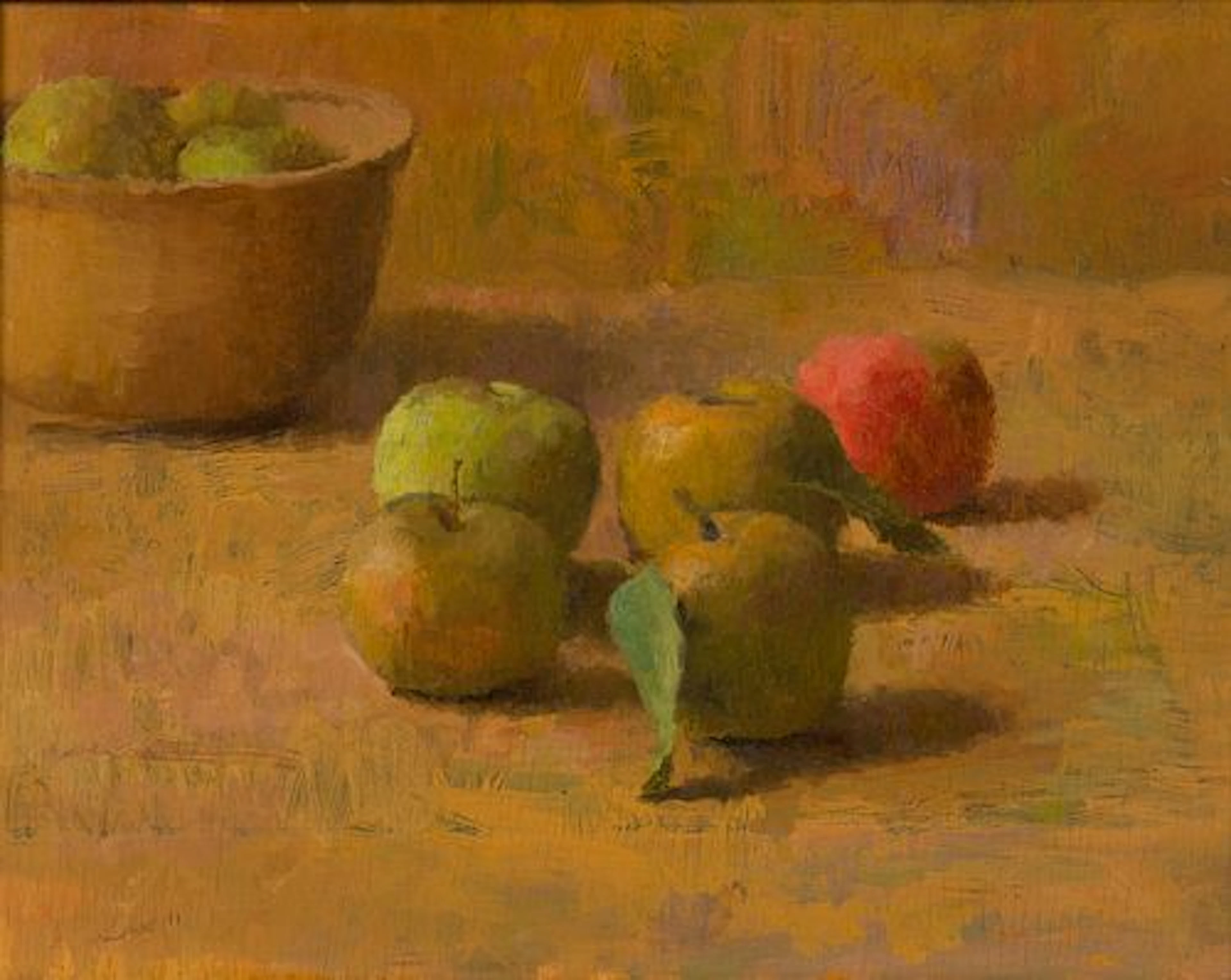 David Marshall, oil on board still life, 1999