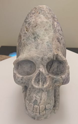 Crystal Carved Skull Form "Tula Mexico" Archaeological Find 34170 Years Old