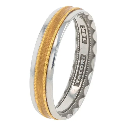 Tacori 5.0 MM Wedding Band in 18K Two Tone Gold