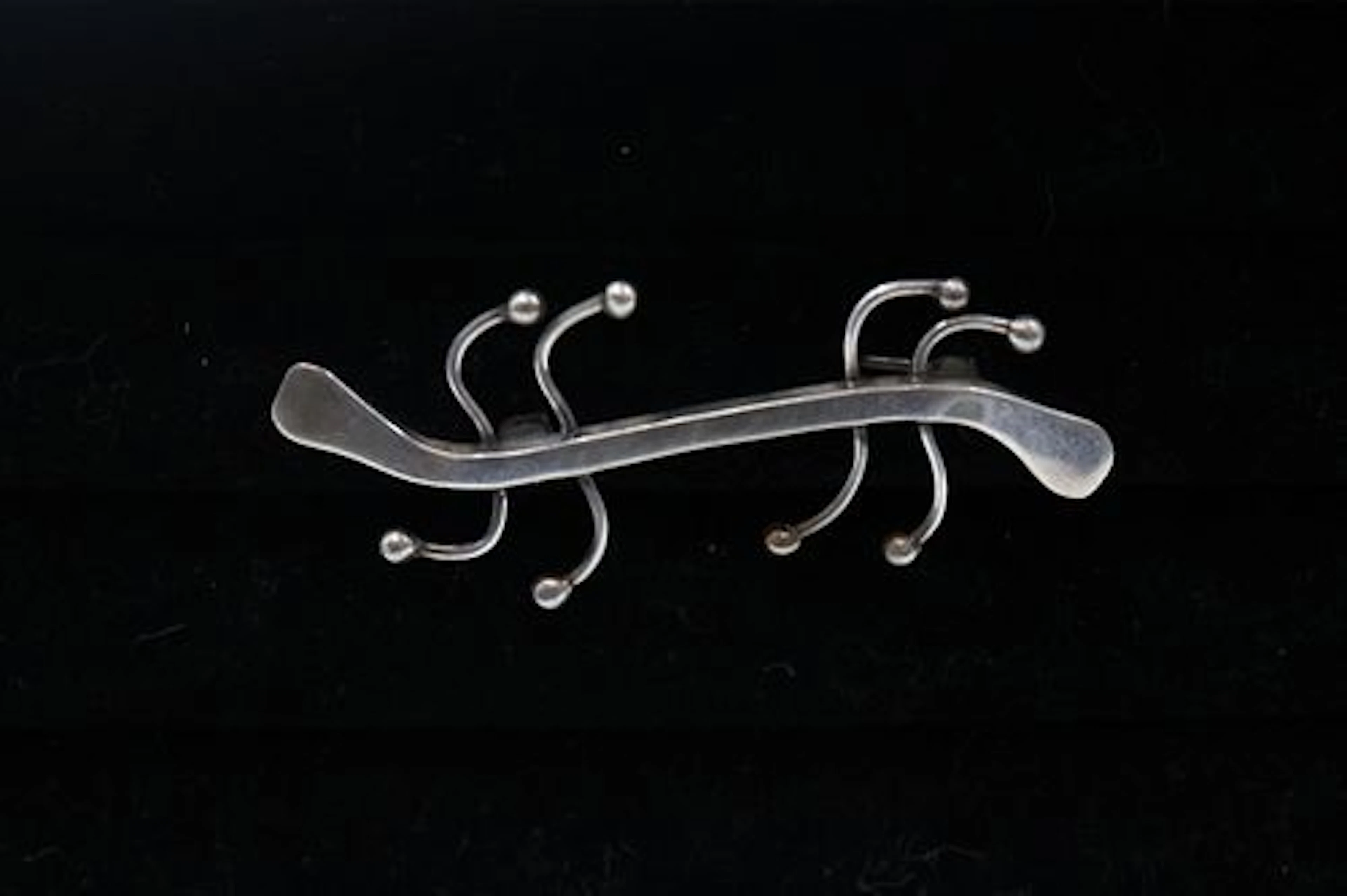 Jules Brenner Sterling Silver Modernist Pendant