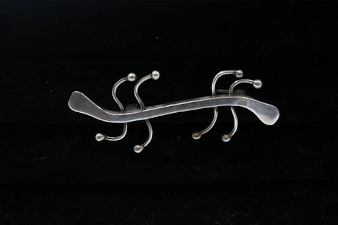 Jules Brenner Sterling Silver Modernist Pendant