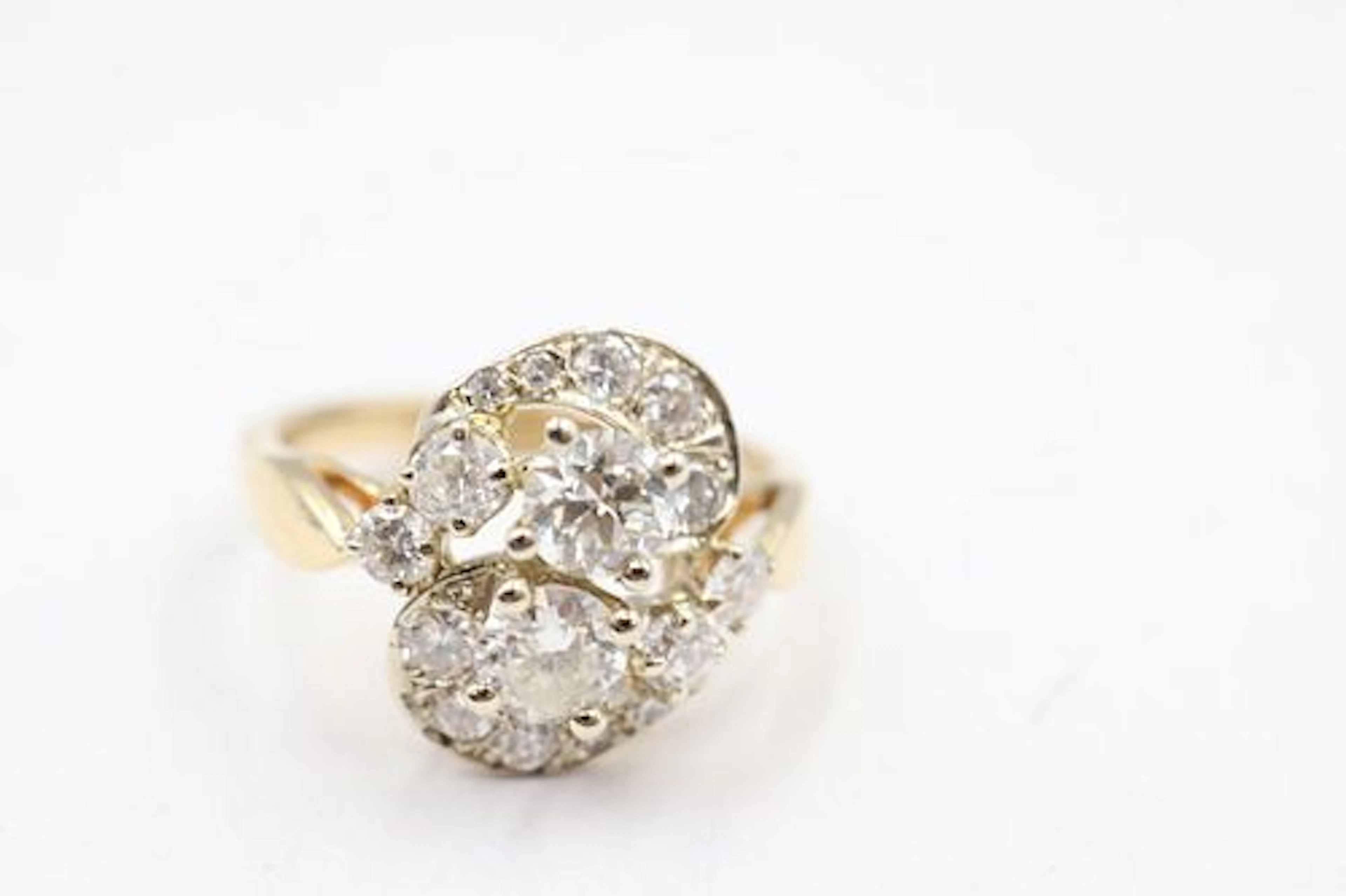 14K Yellow Gold & Diamond Ring
