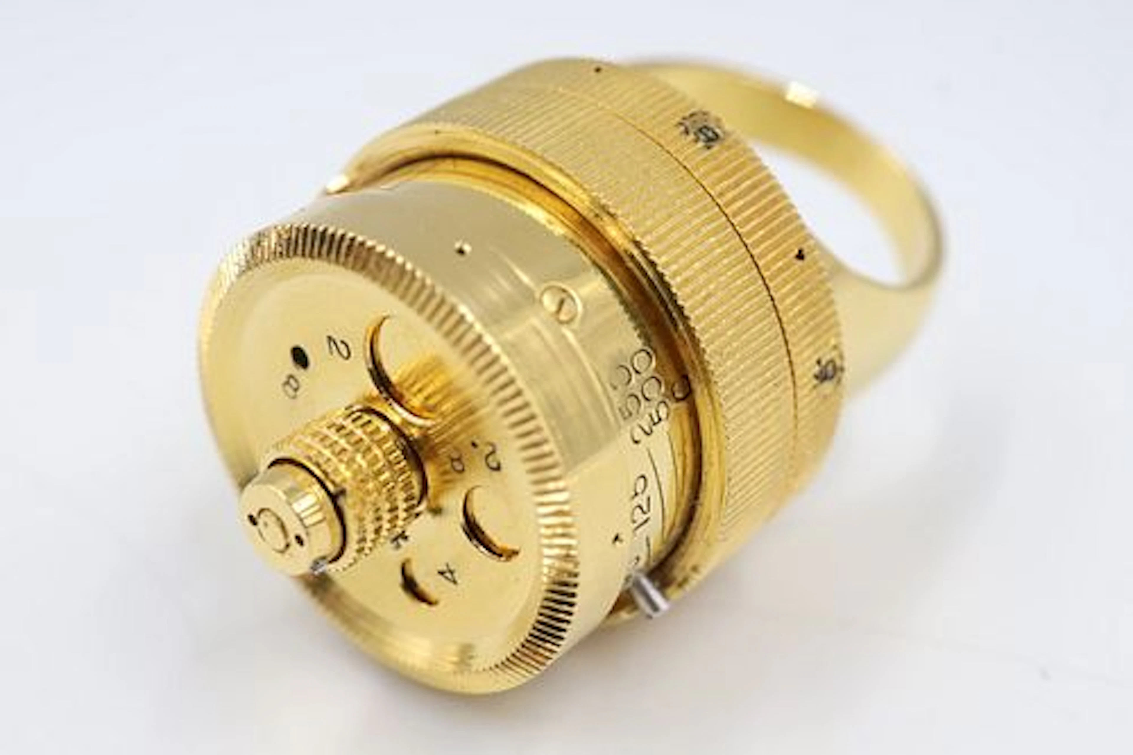 Gold Plated spy Camera Ring