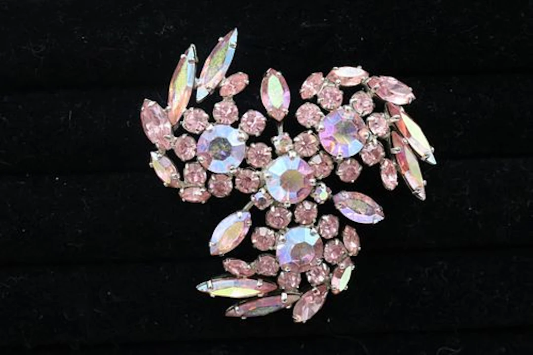 Sherman Shades of Pink Brooch