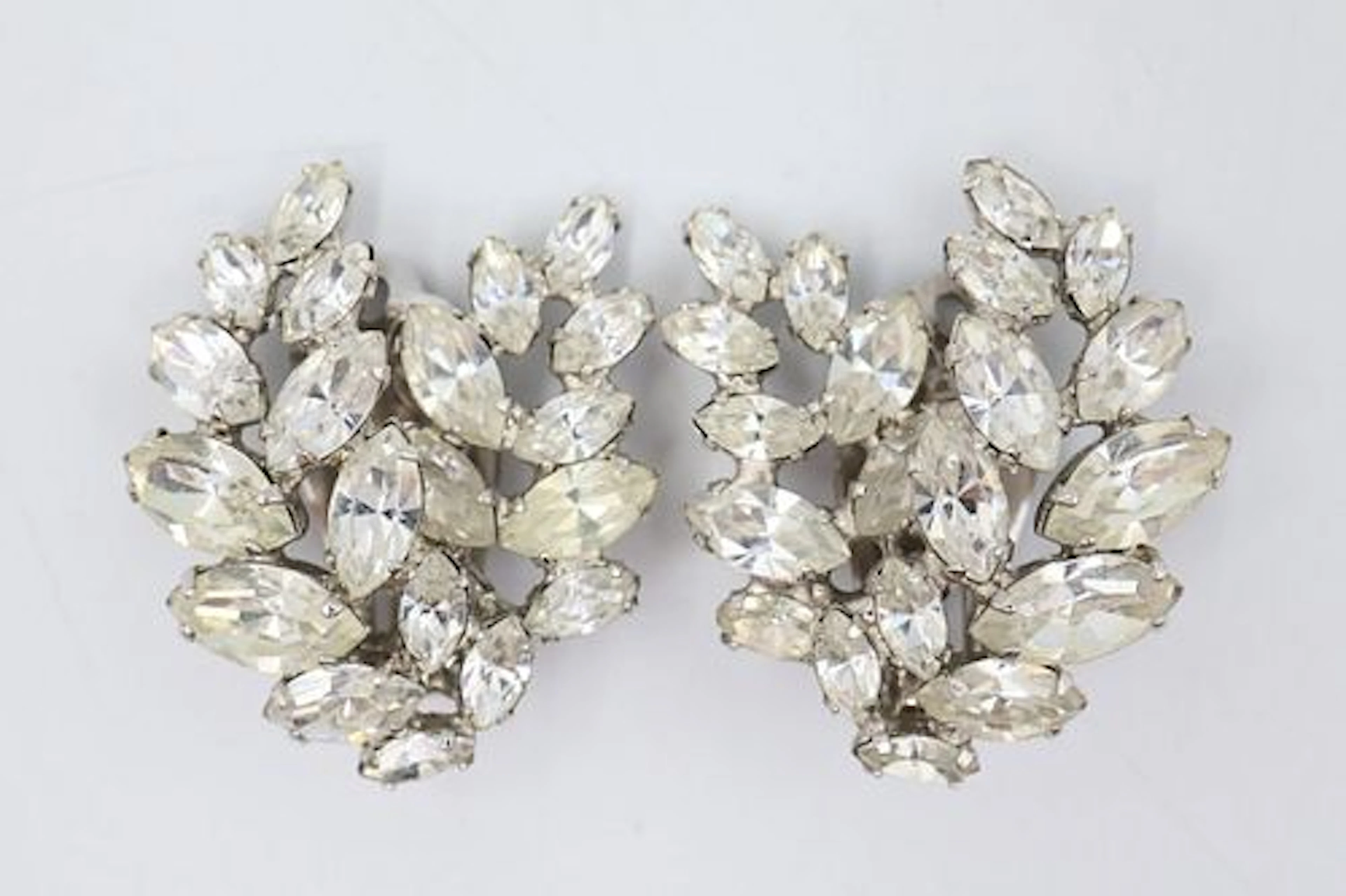 Sherman Clear Crystal Earrings