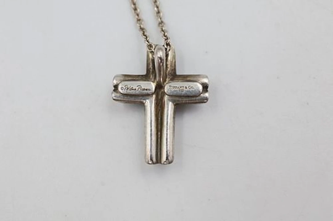 Paloma Picasso For Tiffany & Co 925 Cross Necklace