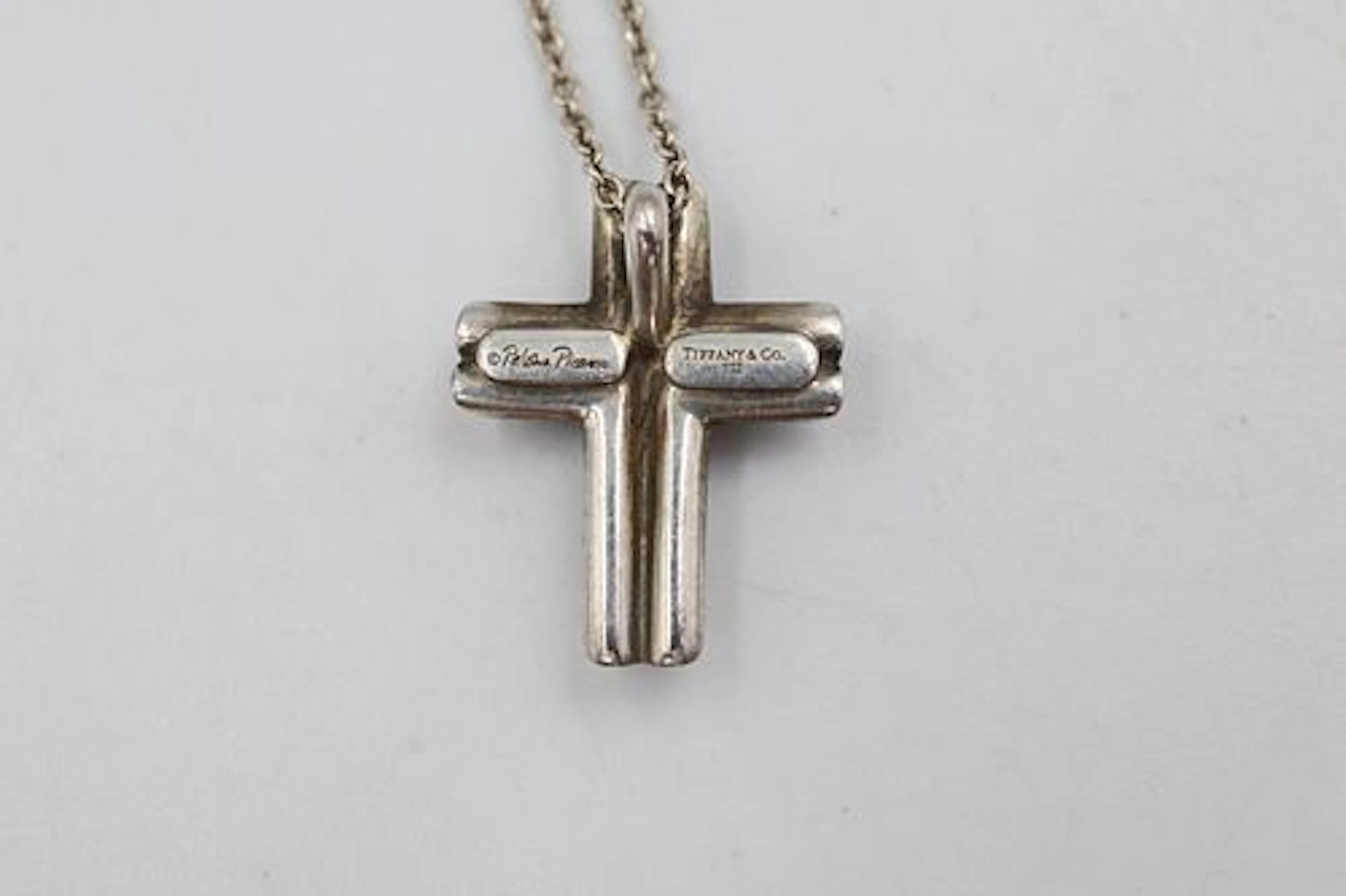 Paloma Picasso For Tiffany & Co 925 Cross Necklace