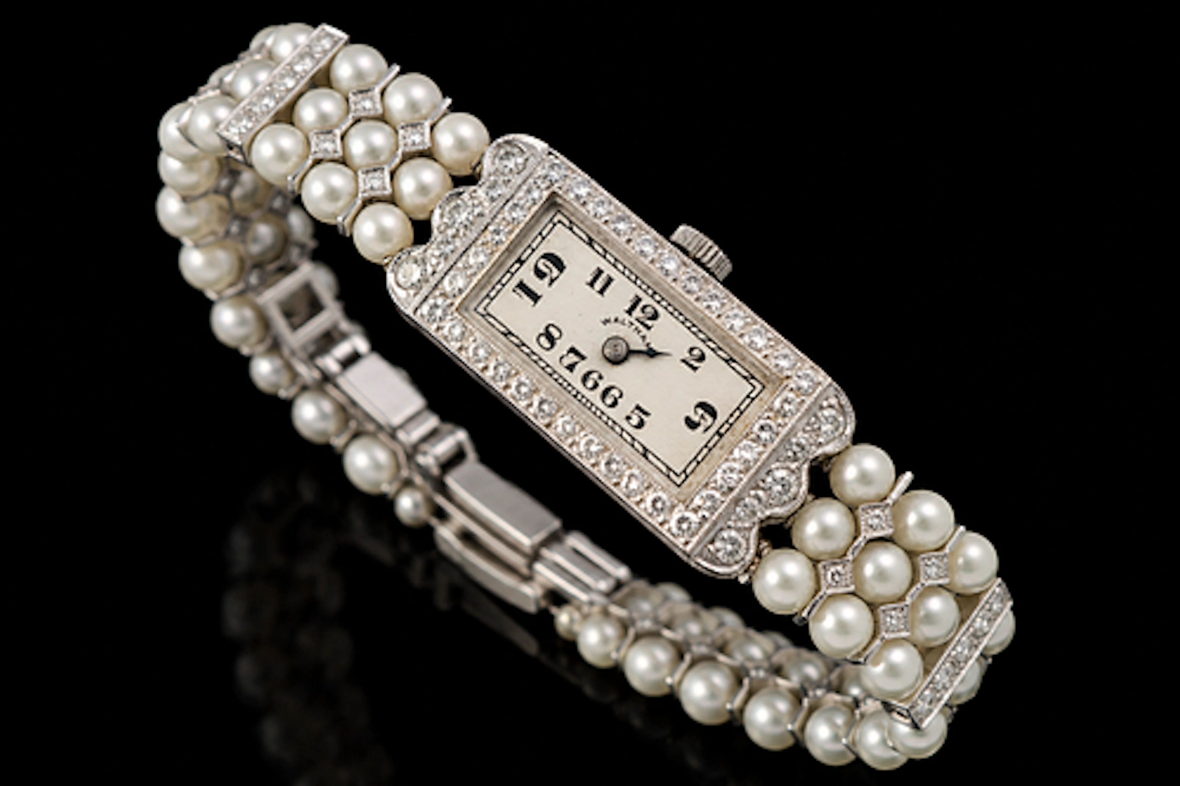18k White Gold & Pearl Ladies Watch