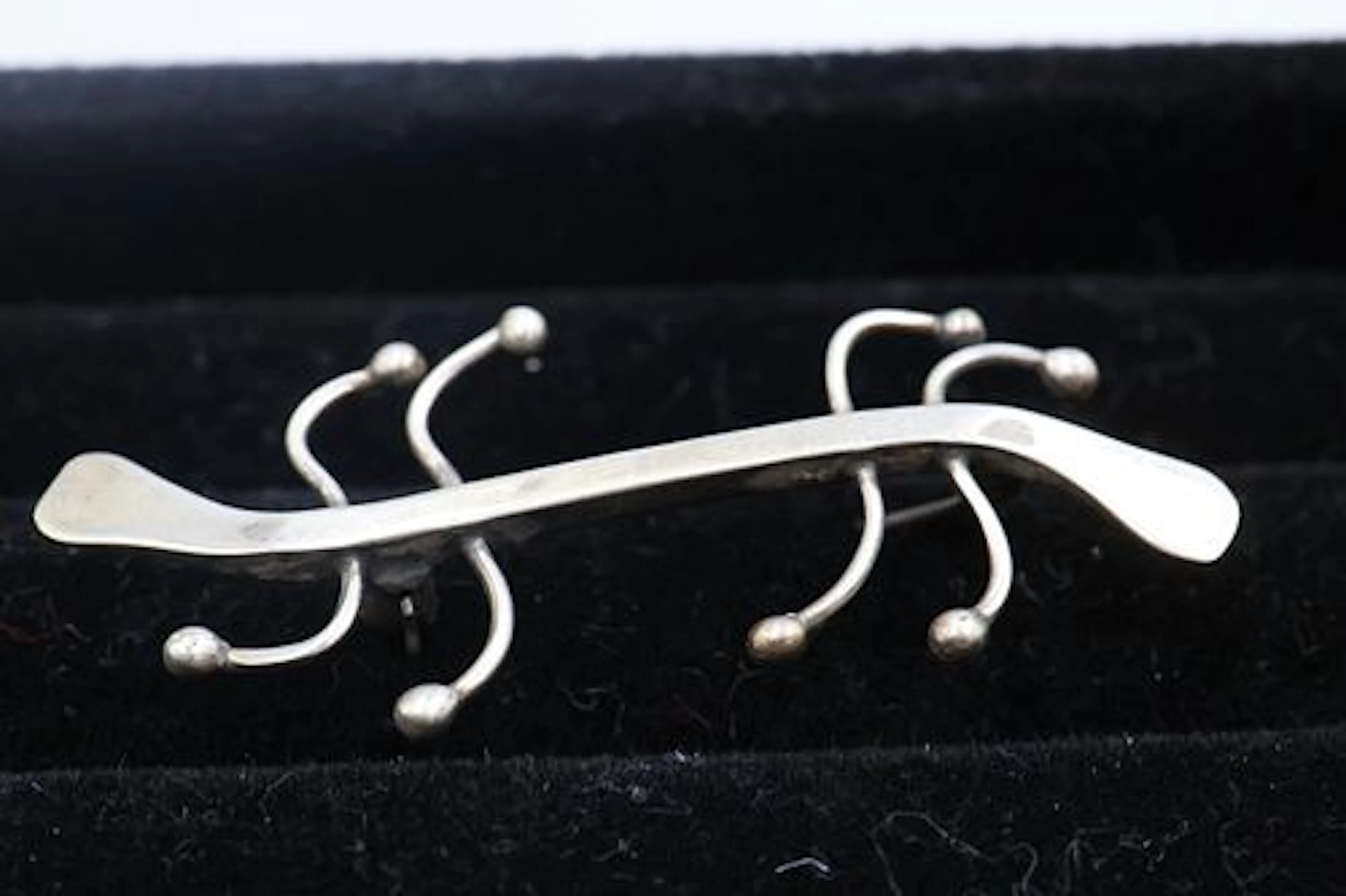 Jules Brenner Sterling Silver Modernist Pendant