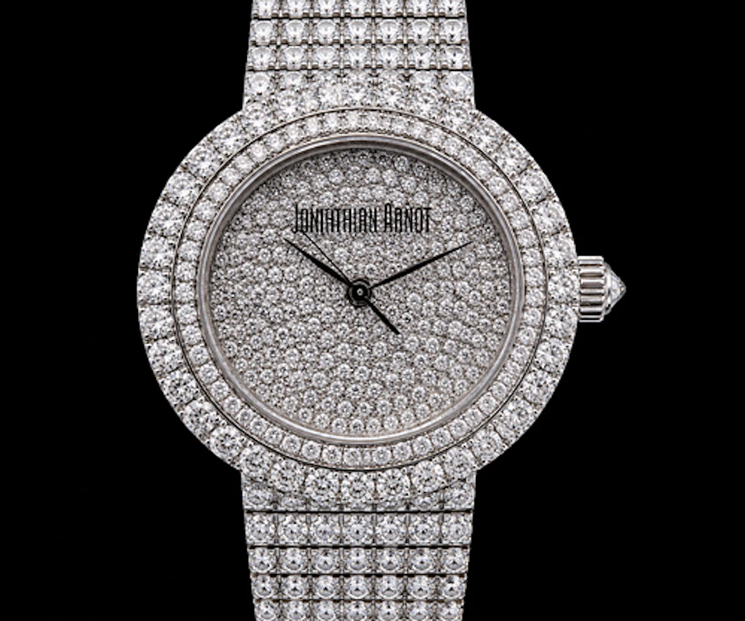 Johnathan Arnot 18k White Diamonds Watch