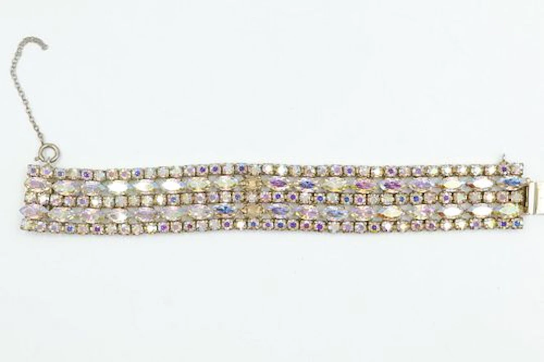 Sherman Aurora Borealis Crystal Bracelet