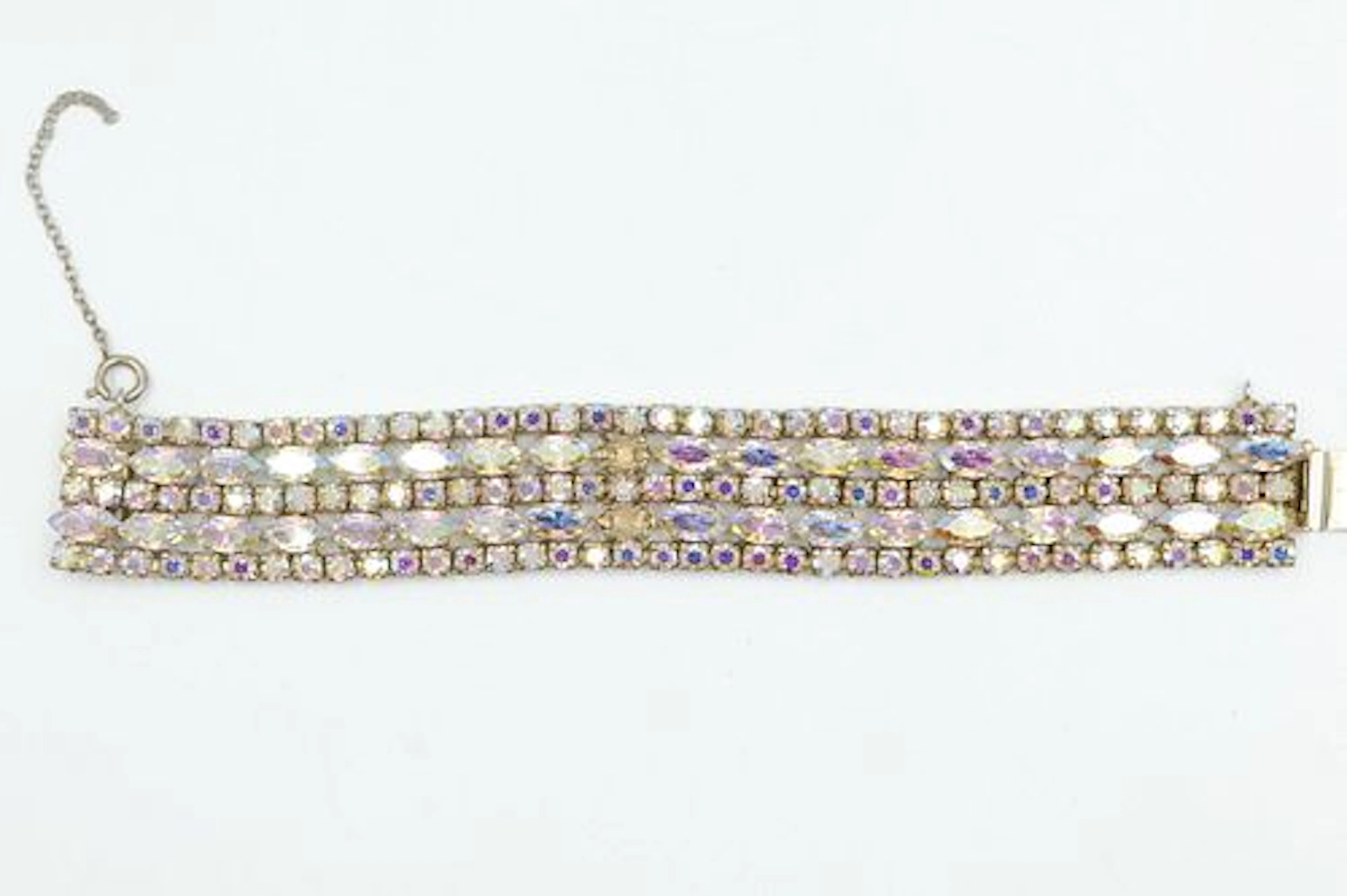 Sherman Aurora Borealis Crystal Bracelet
