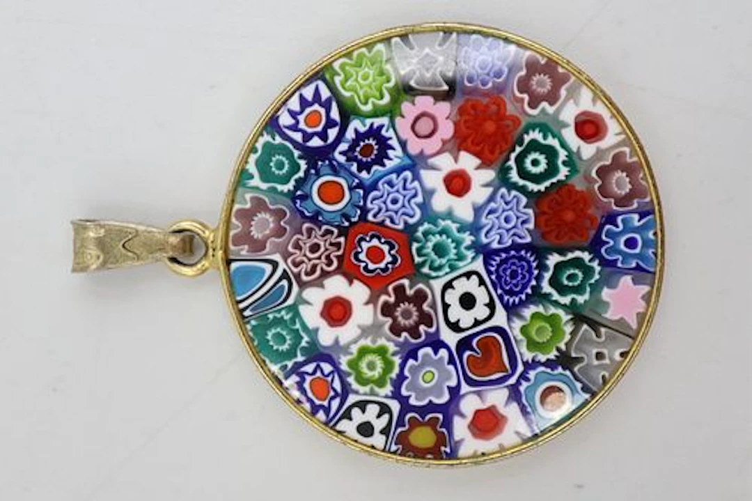 Murano Glass & Sterling Silver pendant