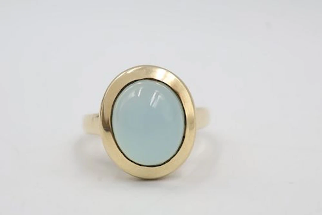 10k Gold & Smoky Quartz Ring