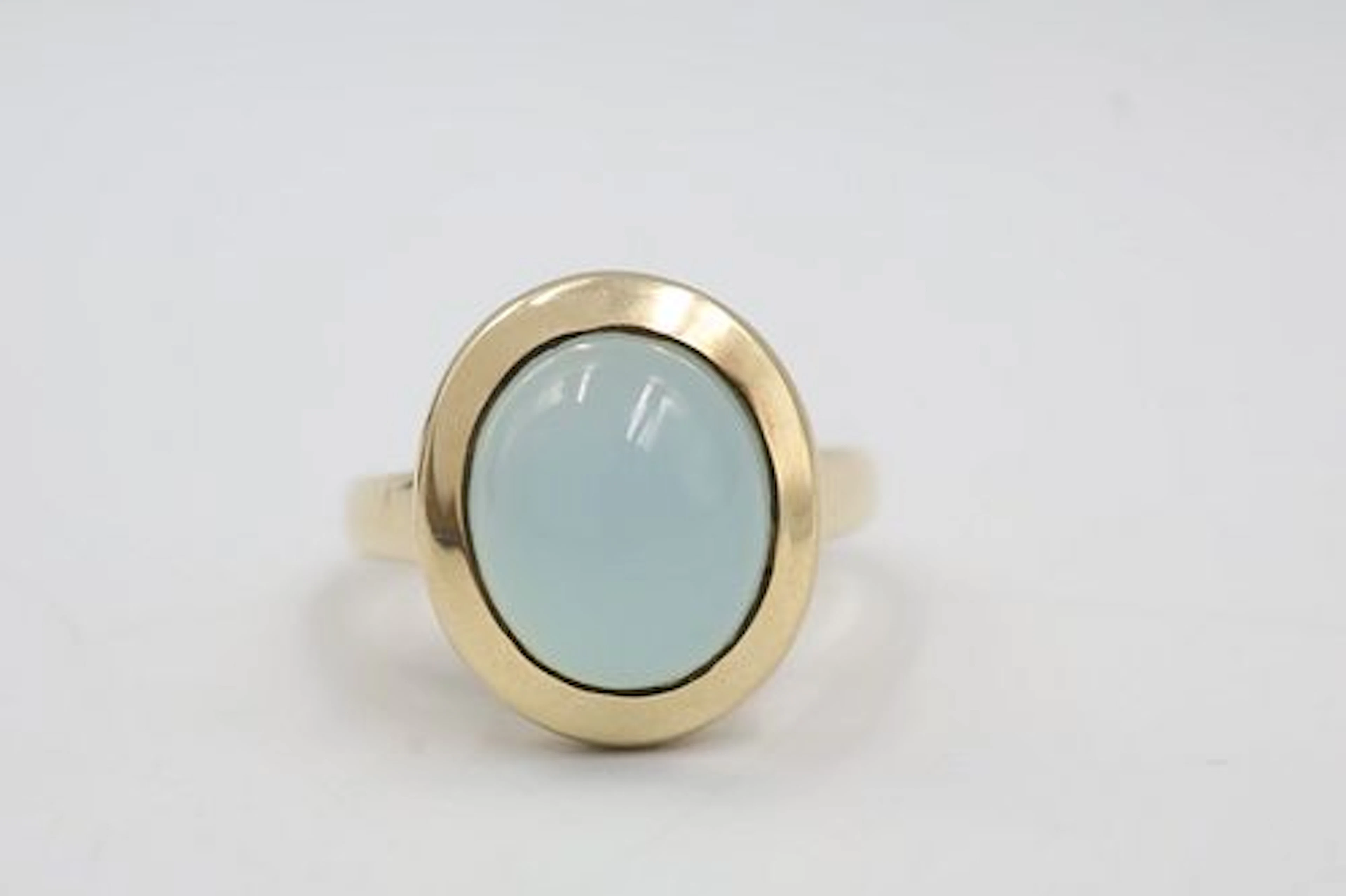 10k Gold & Smoky Quartz Ring
